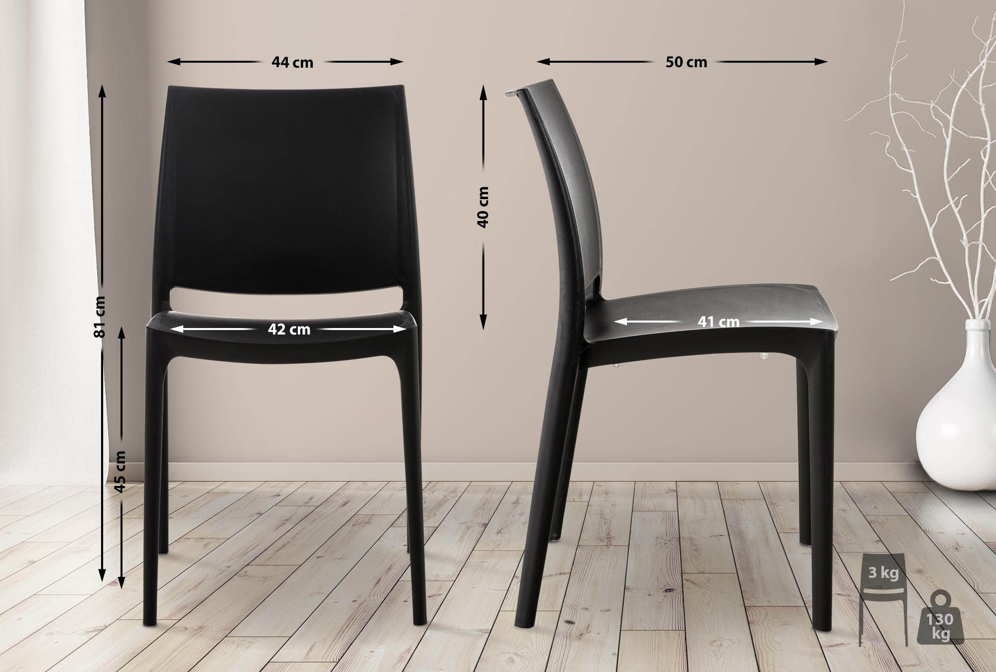 Set van 4 Maya stoelen