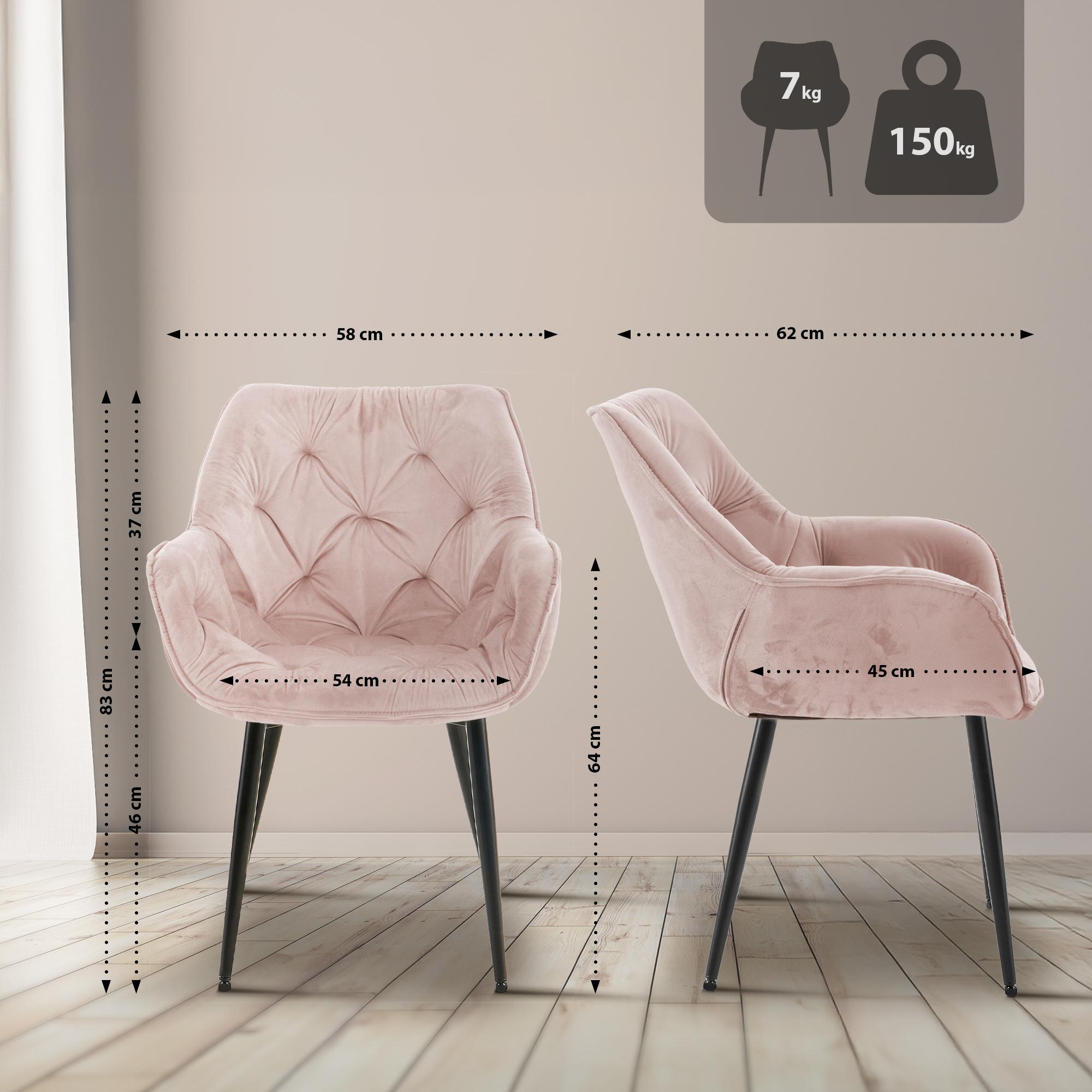 Set van 4 eetkamerstoelen Tanna