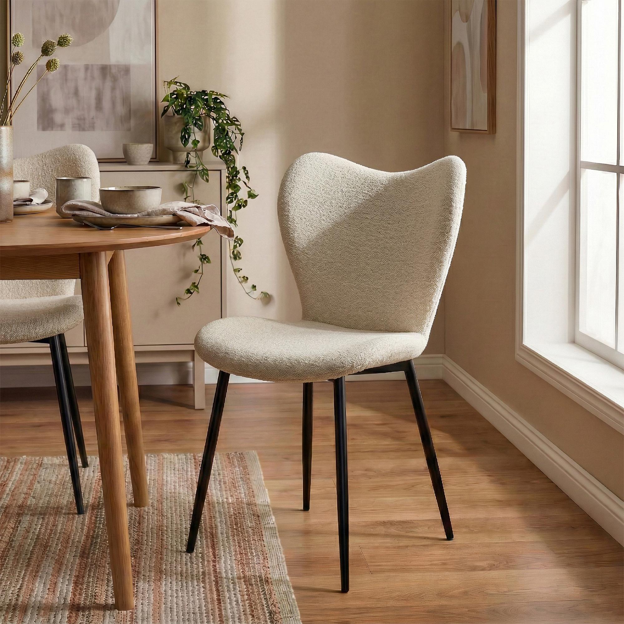 2-delige set eetkamerstoelen Maika