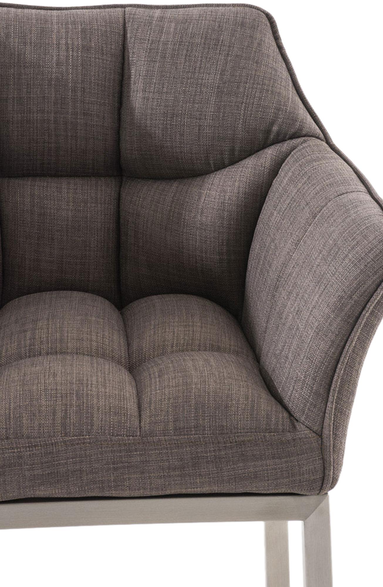 Barkruk Damaso Stof met Vierpootsframe