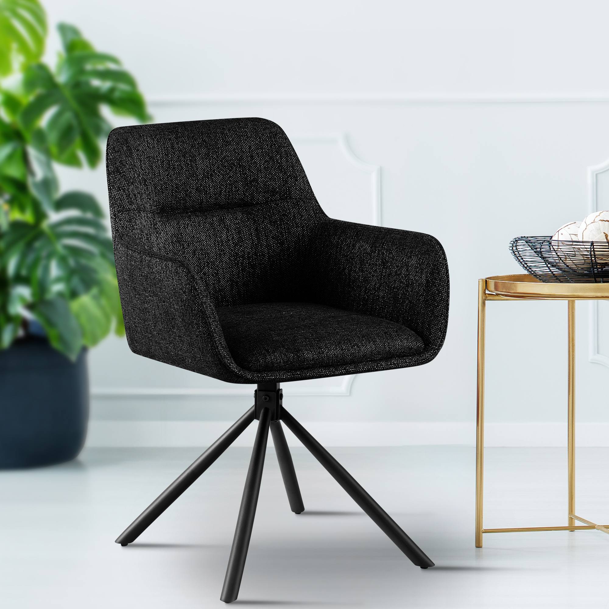 Set van 2 Eetkamerstoelen Tipton