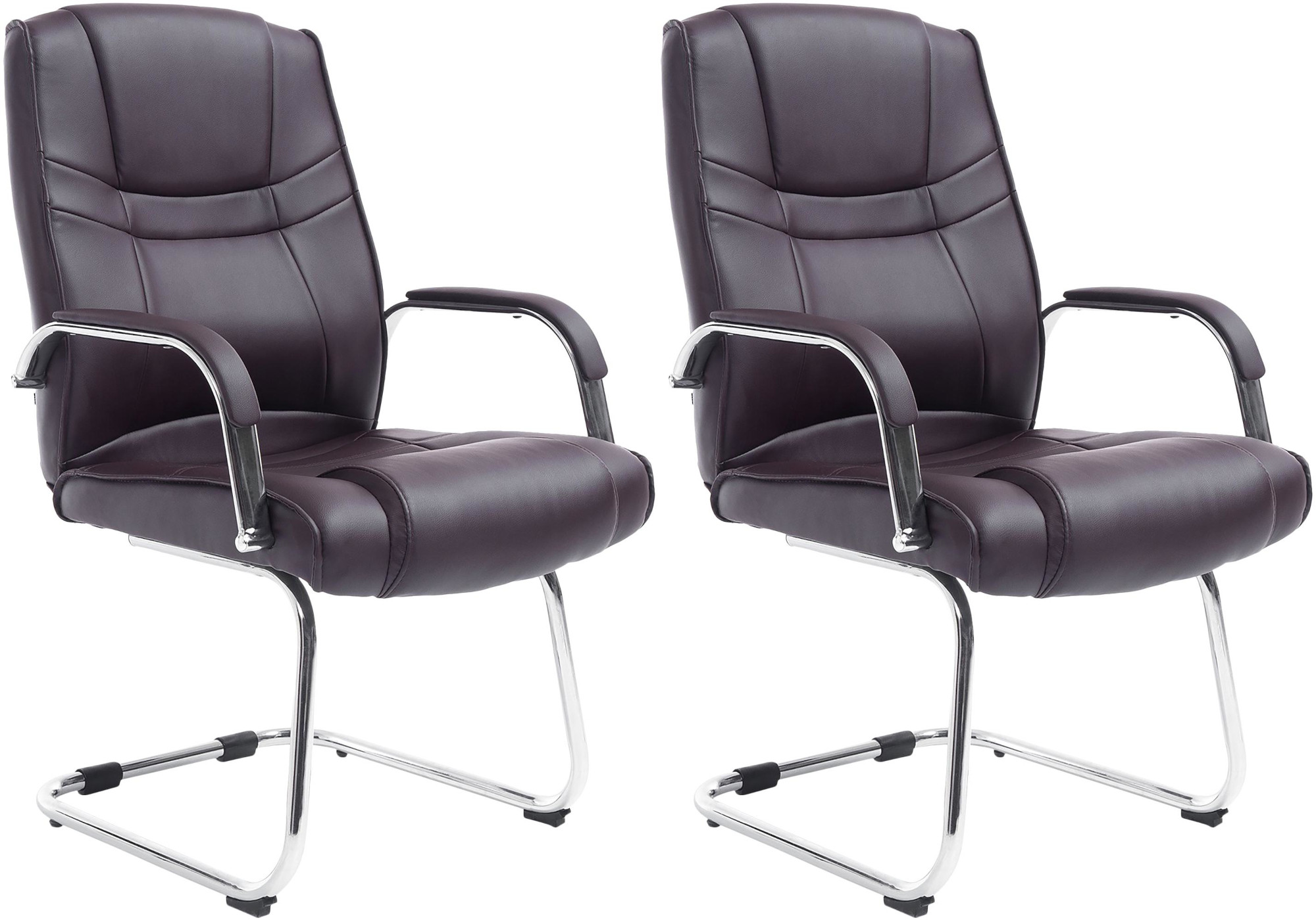 Set van 2 Eetkamerstoelen Attila Kunstleer