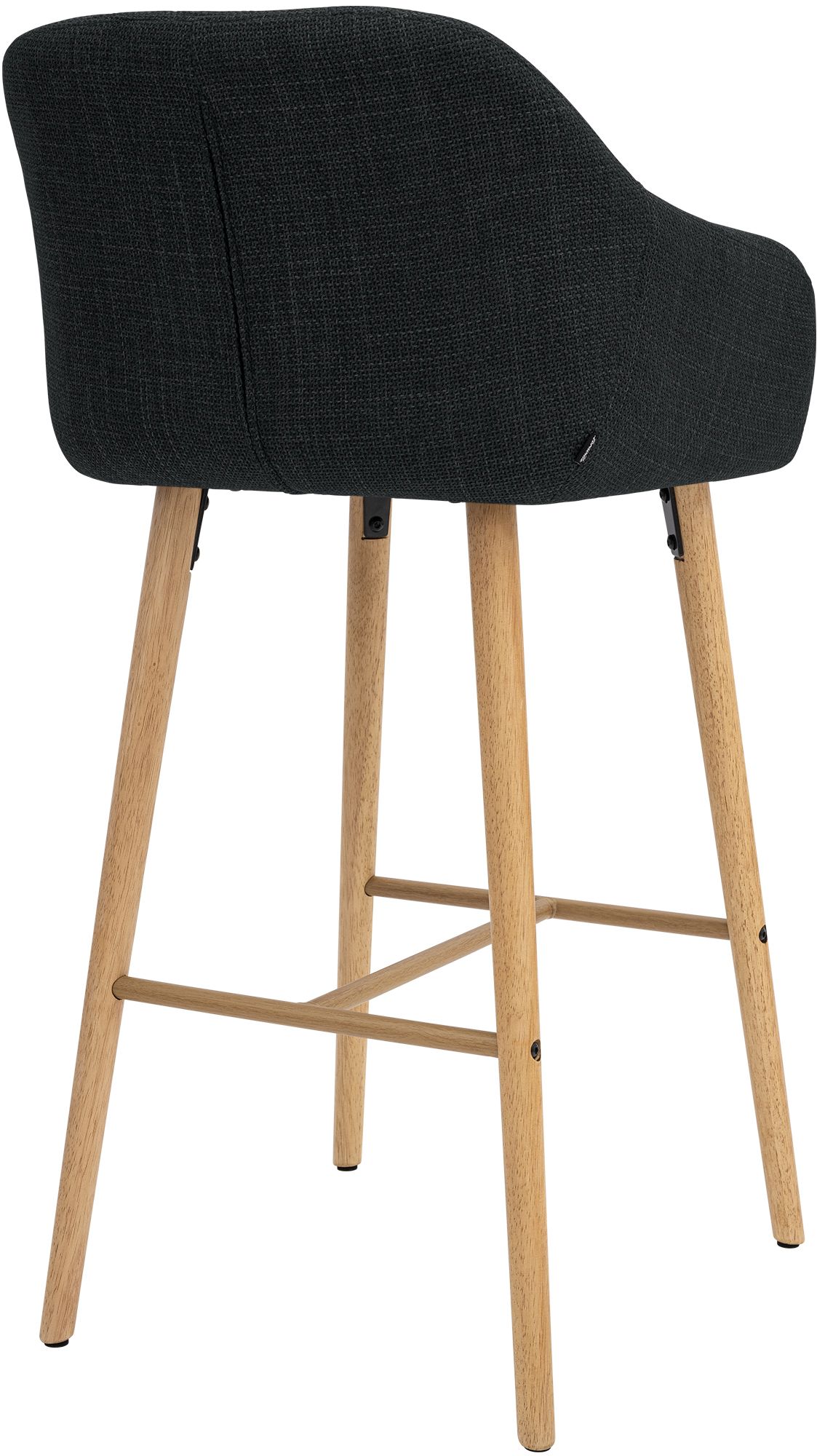 Barkruk Ando stof: modern design, comfortabel zitvlak, stabiel frame, ideaal voor keuken of bar