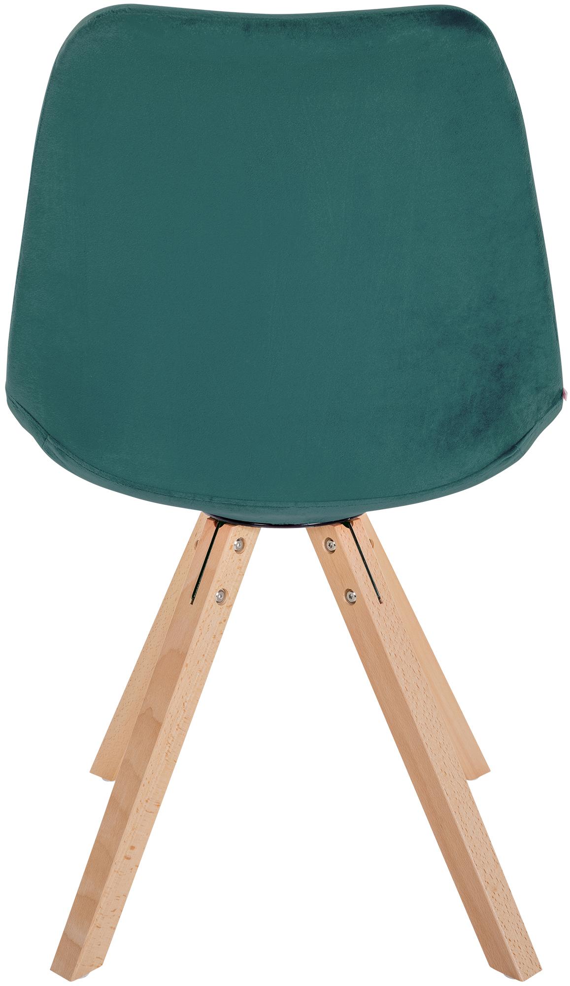 Set van 4 eetkamerstoelen Sofia fluweel