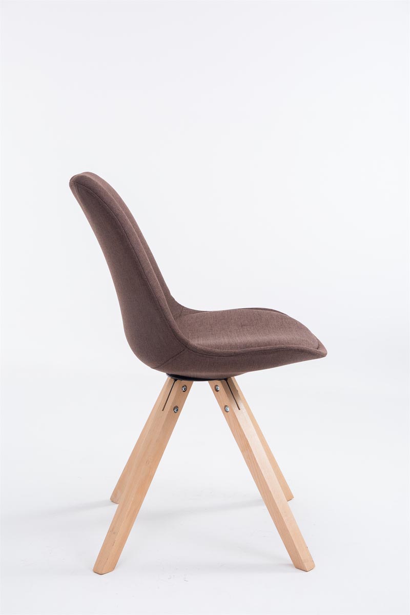 Bezoekersstoel Toulouse Vierkant frame Stof