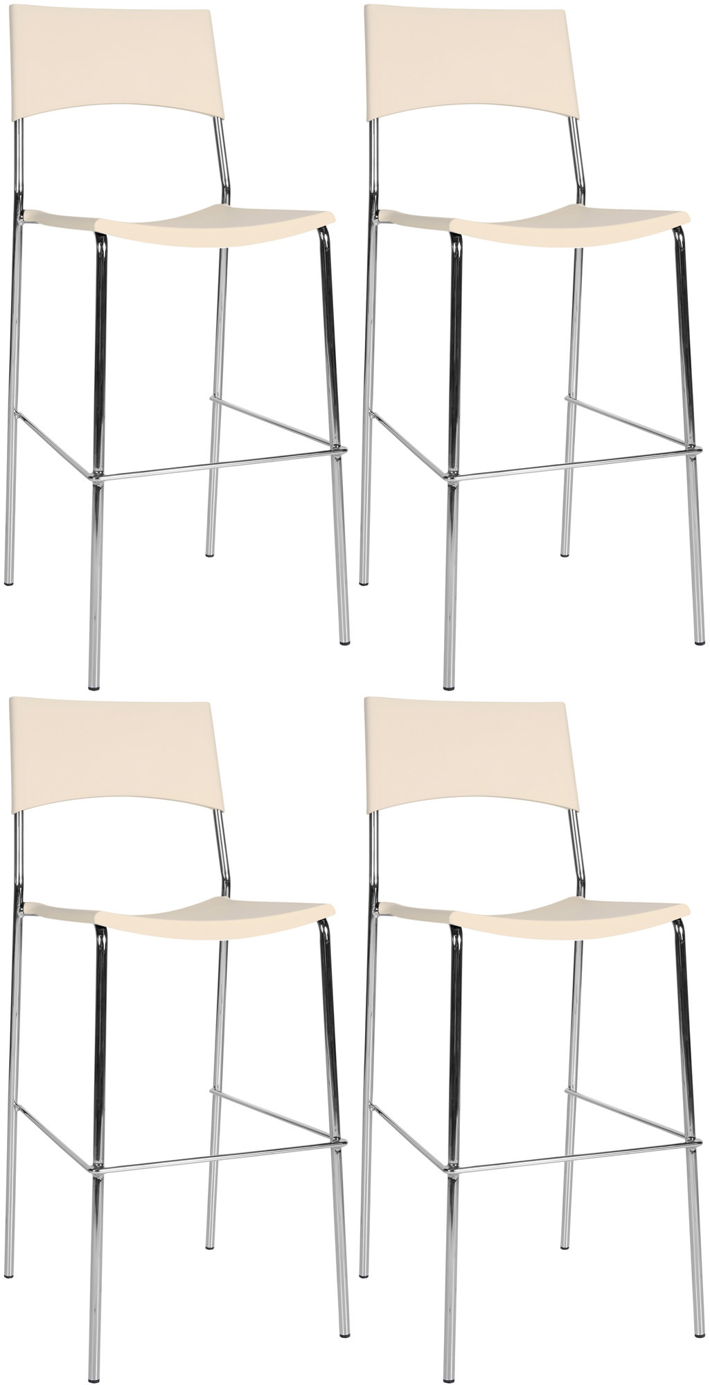 Set van 4 barkrukken Genua