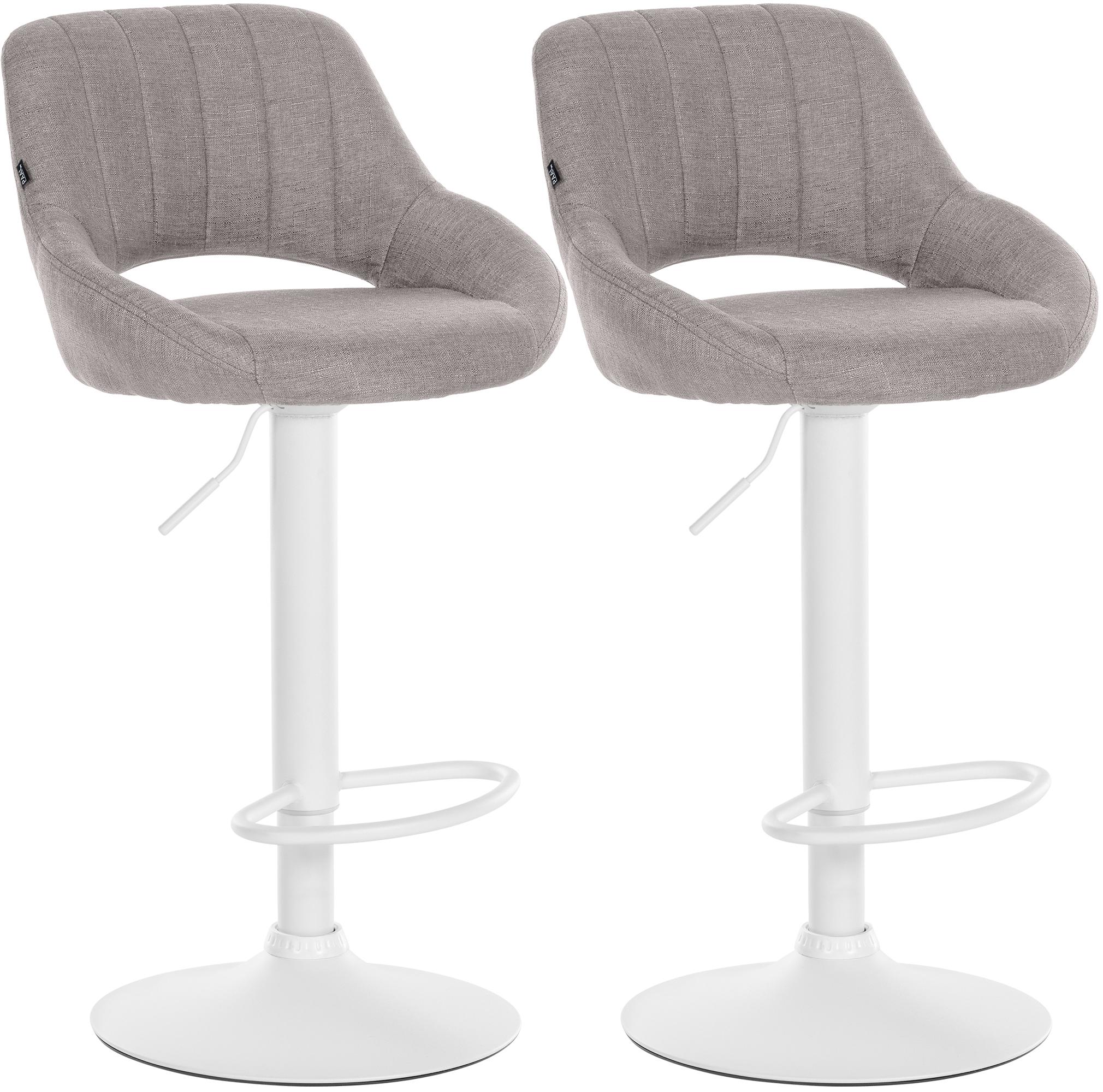 Set van 2 barkrukken Milet, stof
