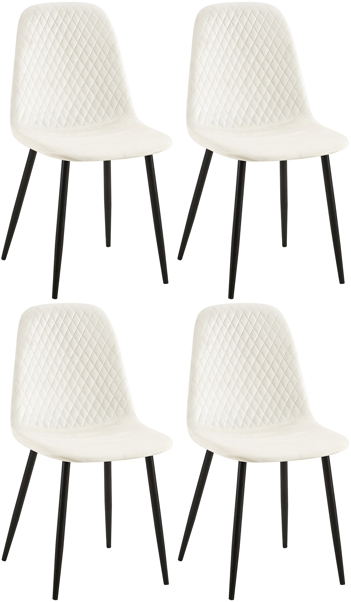 Set van 4 eetkamerstoelen Giverny