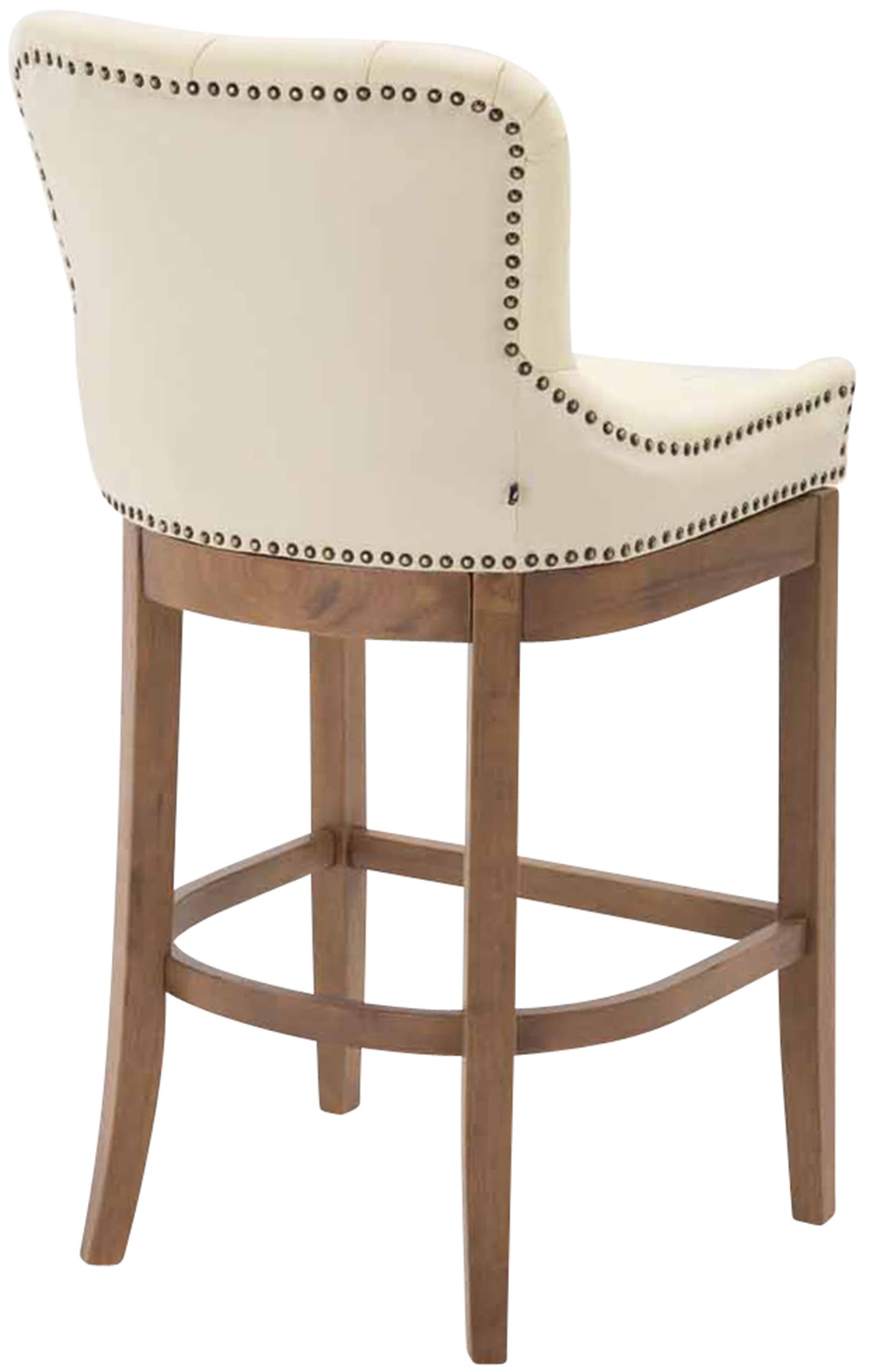Barkruk Lakewood echt leer Antiek light