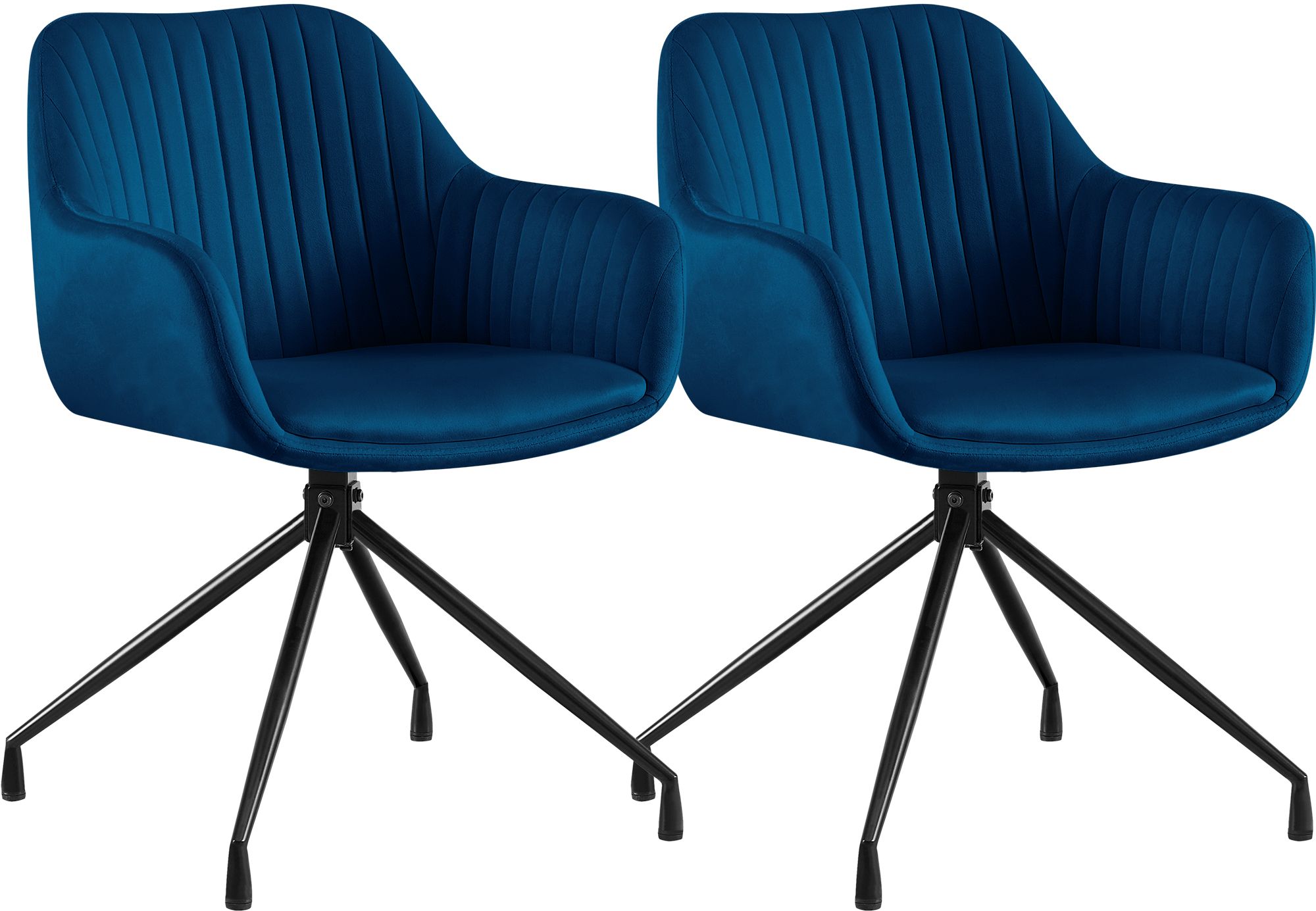 2-delige set eetkamerstoelen Novanis