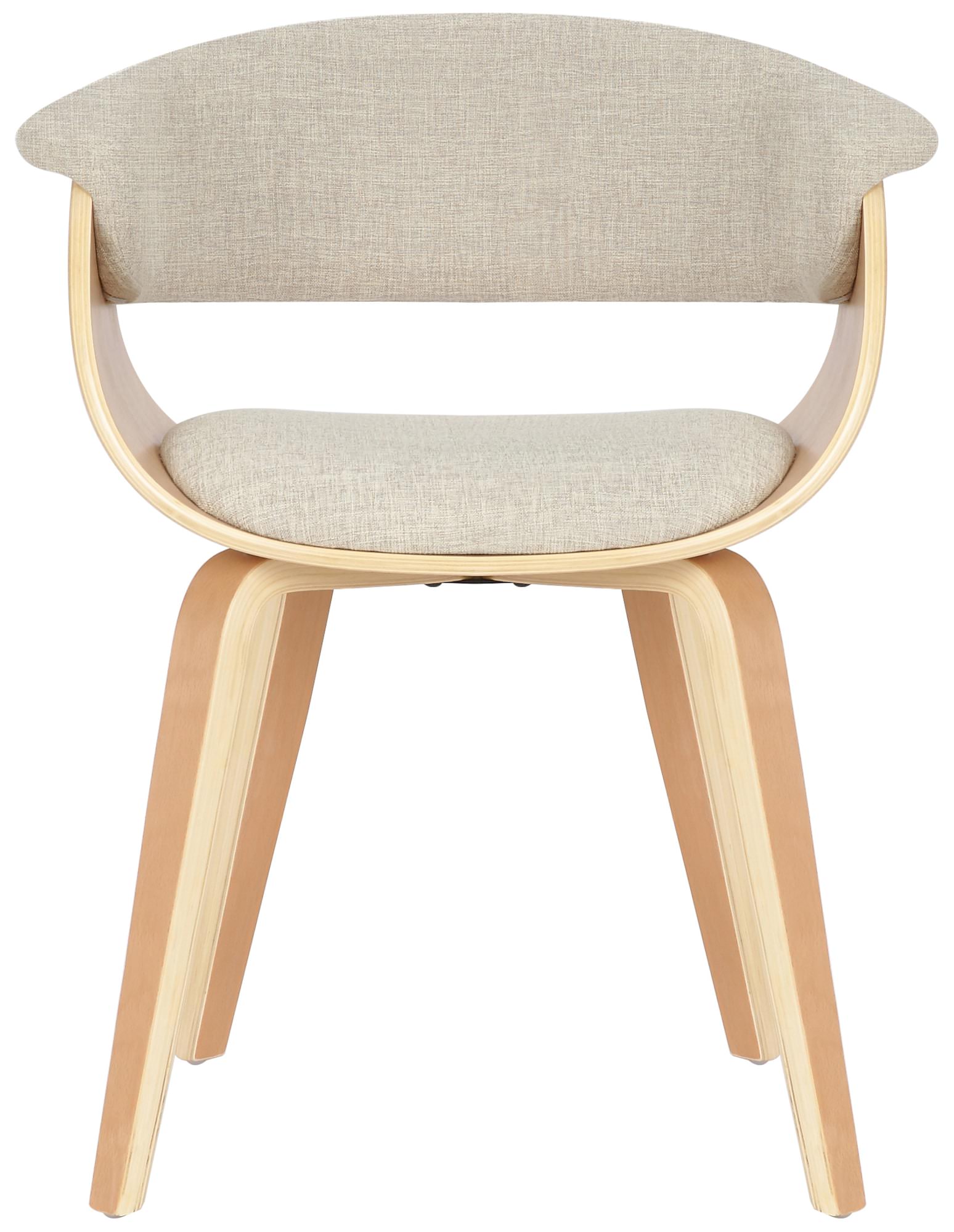 Set van 2 Eetkamerstoelen Bruce stof