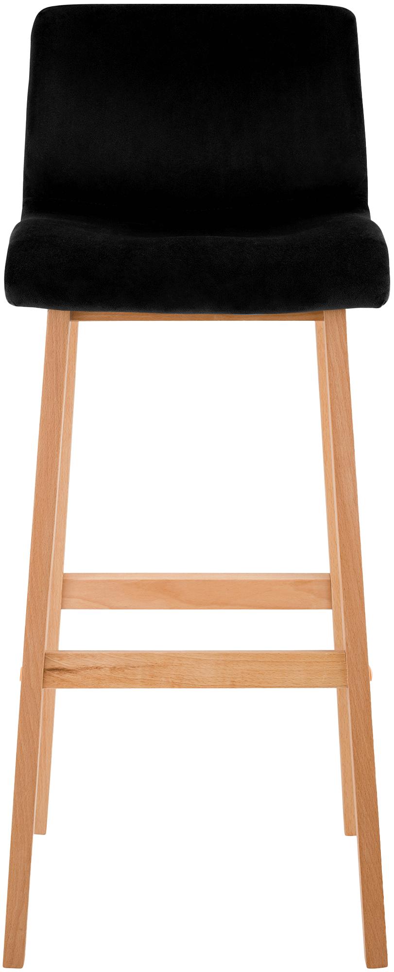 Barkruk Hover Fluweel Vierpoots frame Natura