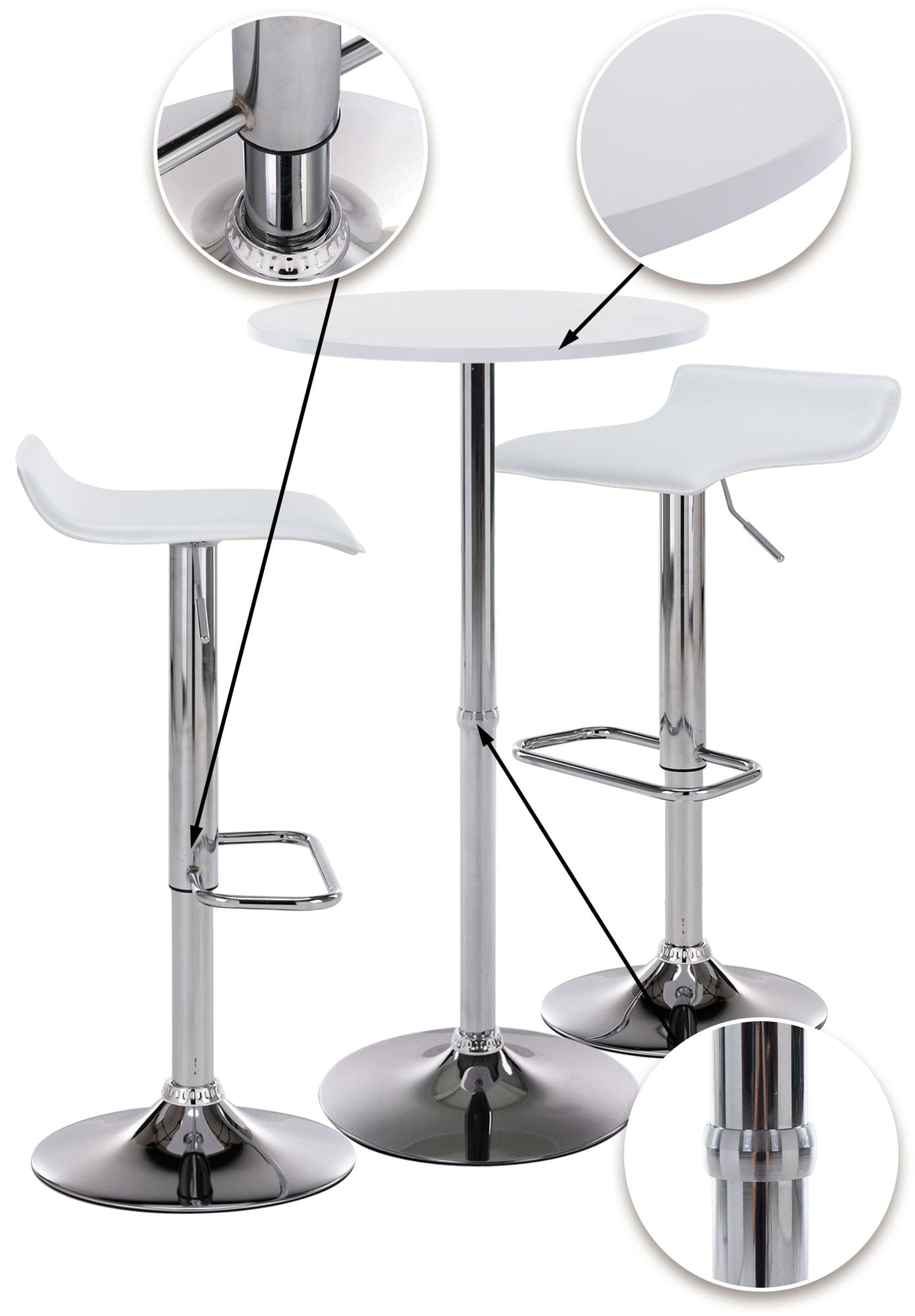2 delige bar tafel set Esberg