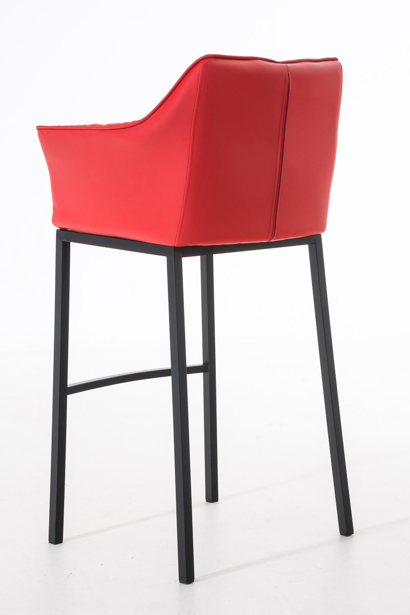 Barkruk Damaso Kunstleer met Vierpootsframe