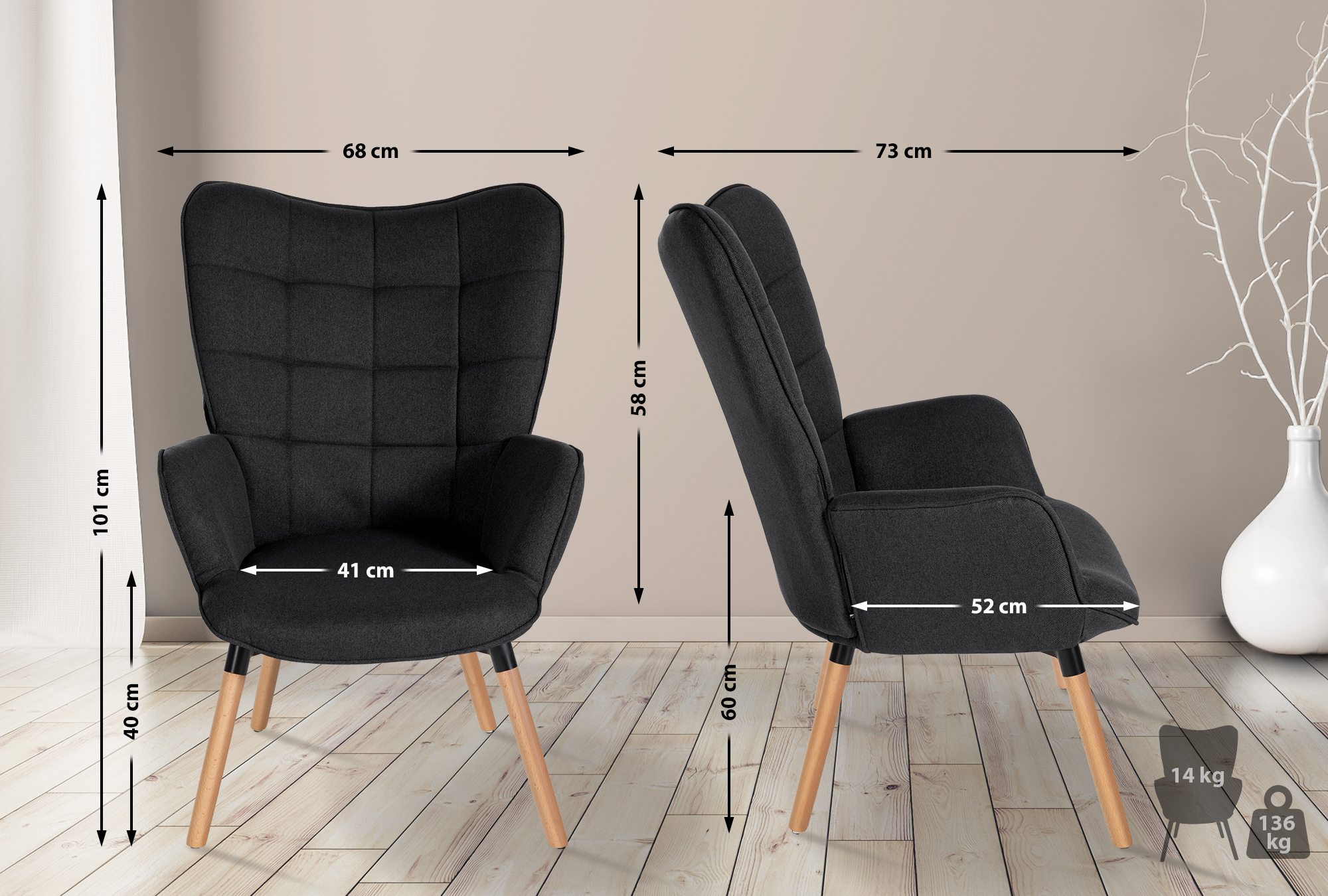 Fauteuil Garding