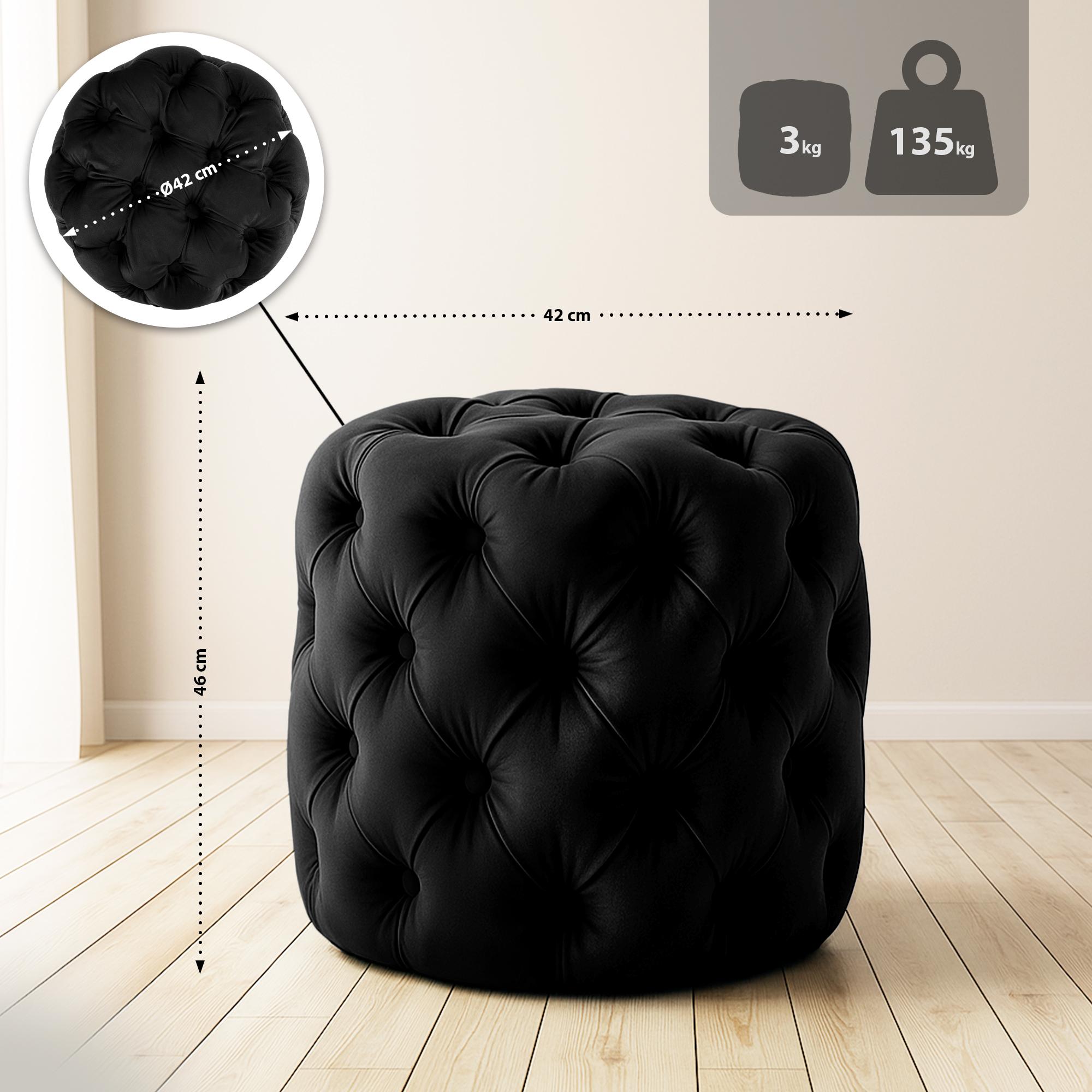 Hocker Drancy Fluweel