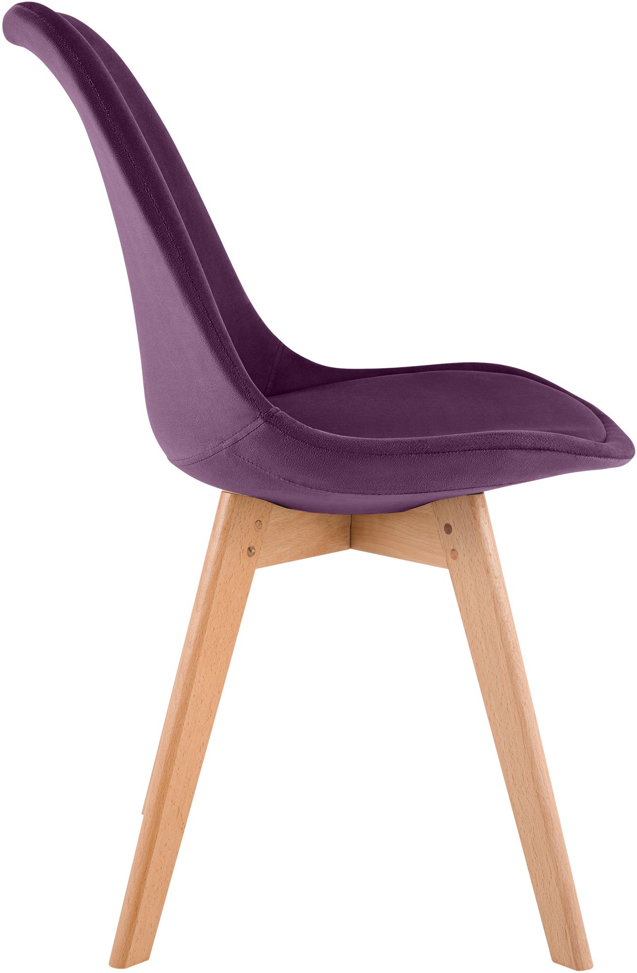 4-delige set Linares eetkamerstoelen