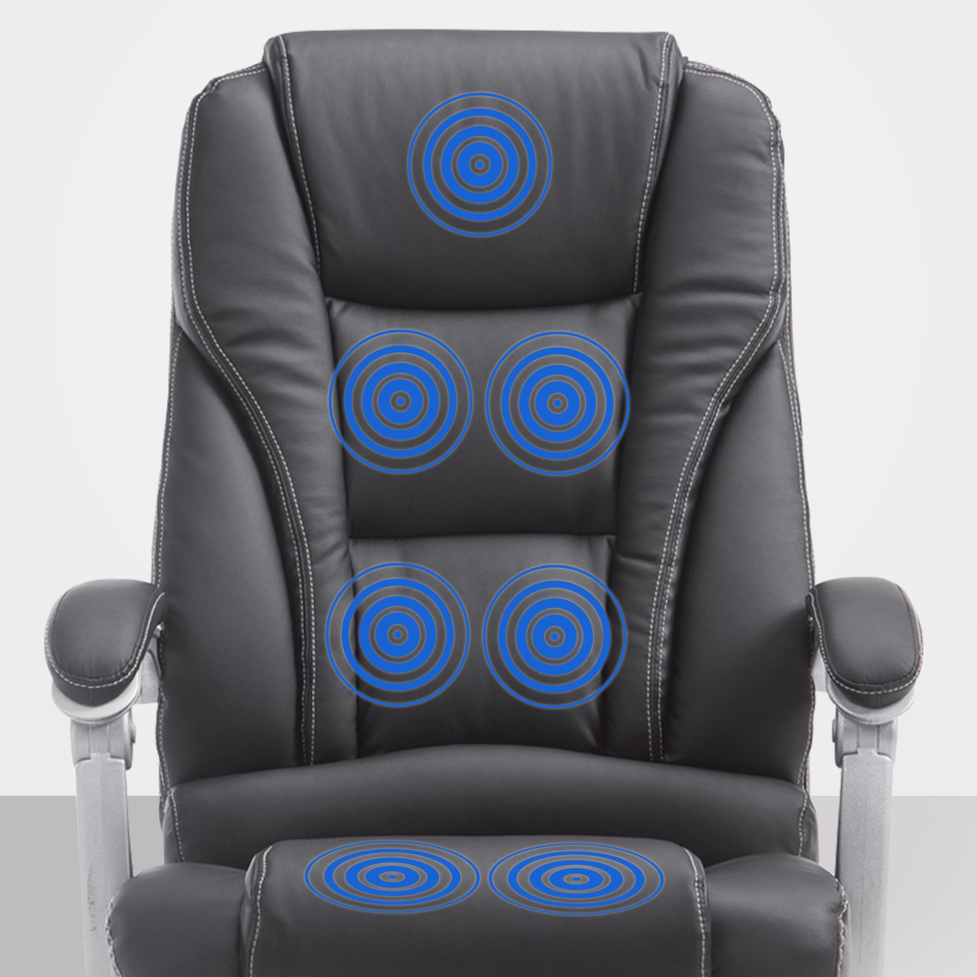 Pacific bureaustoel met massagefunctie V2 kunstleer