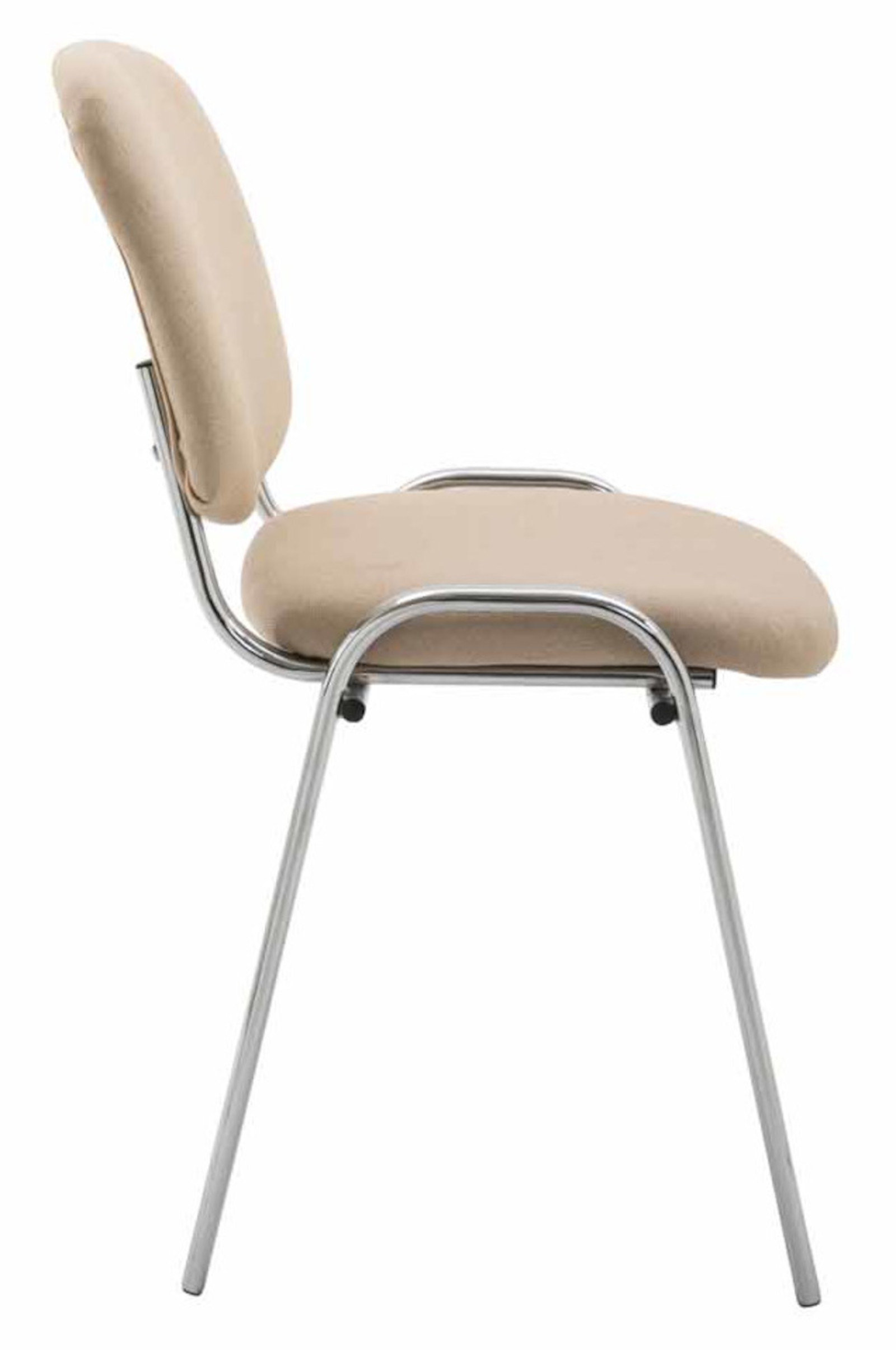 Set van 4 stoelen Ken Chroom - Stof