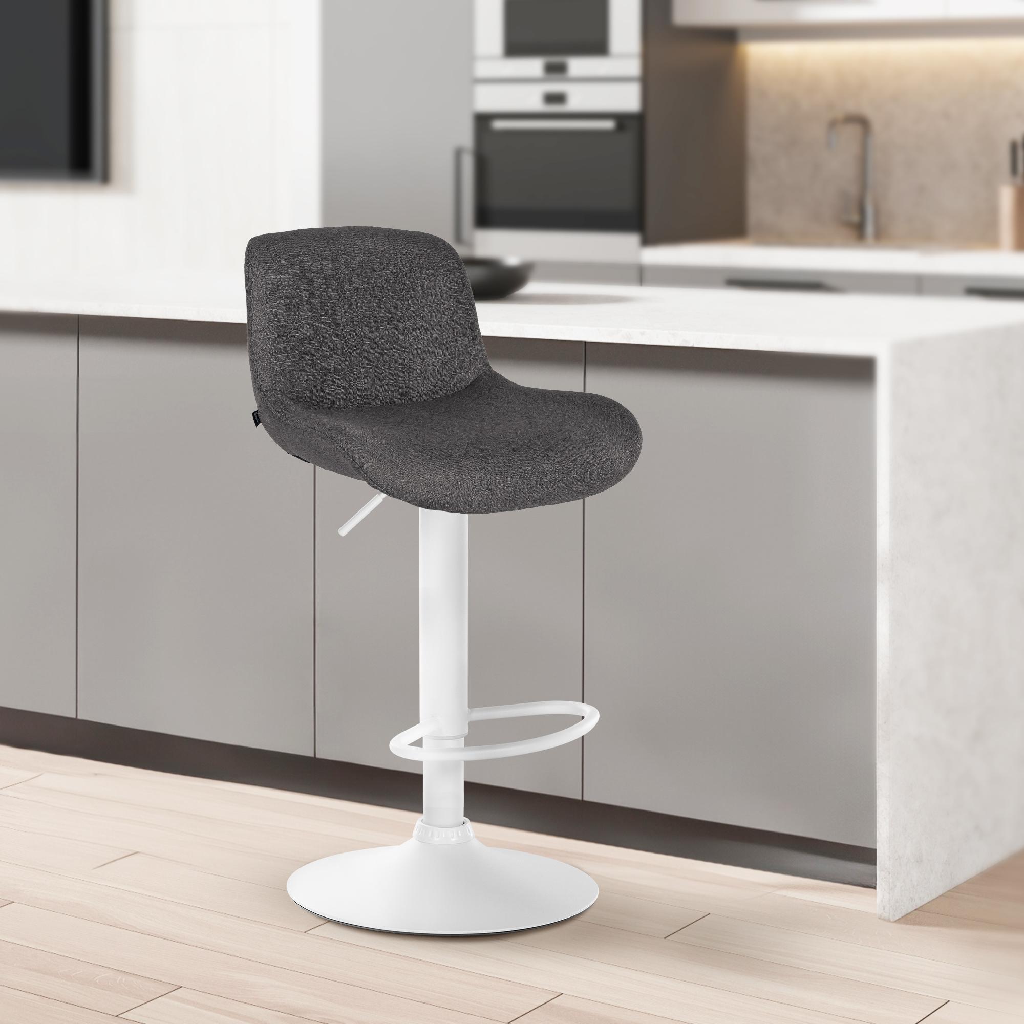 Set van 2 barkrukken Solon Wit