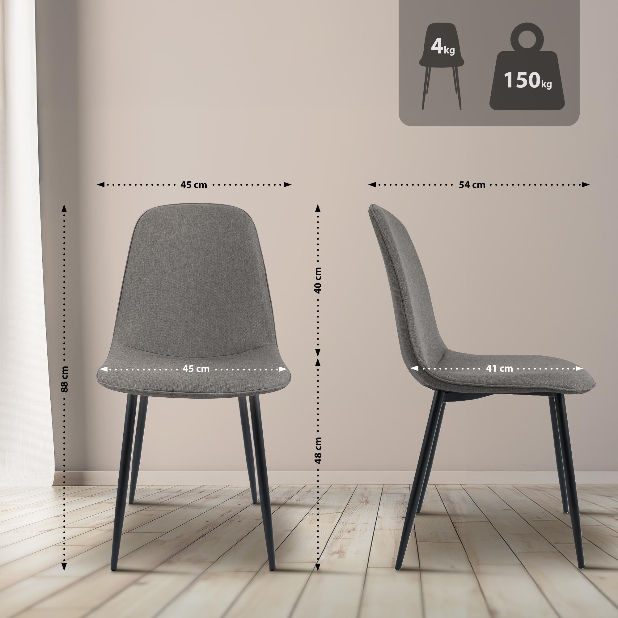 Set van 2 eetkamerstoelen Maryam