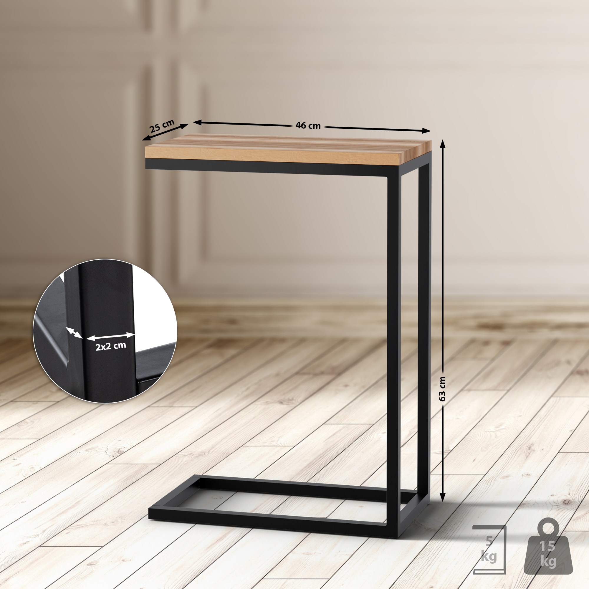 Bijzettafel Manteo