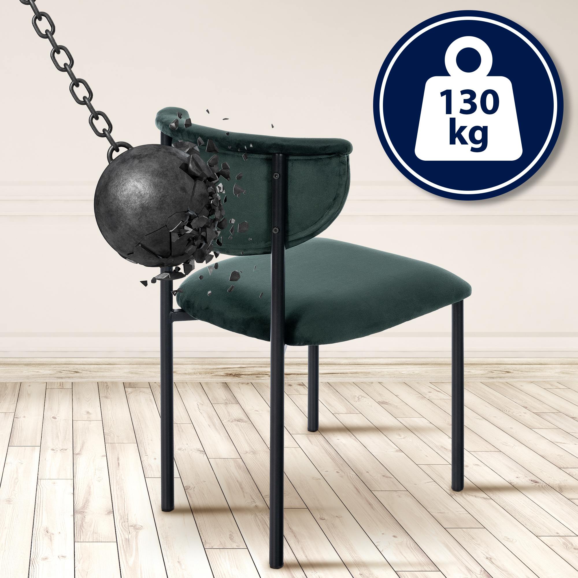 Eetkamerstoel Gambell fluweel
