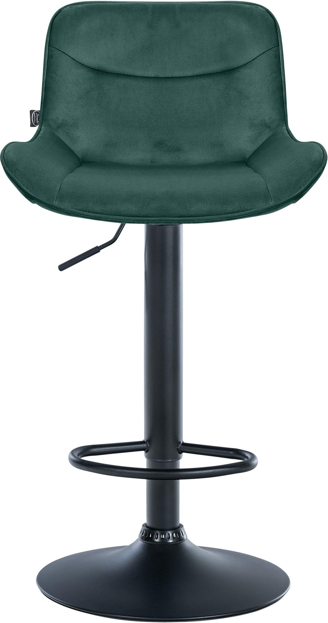 Set van 2 barkrukken Vonore fluweel