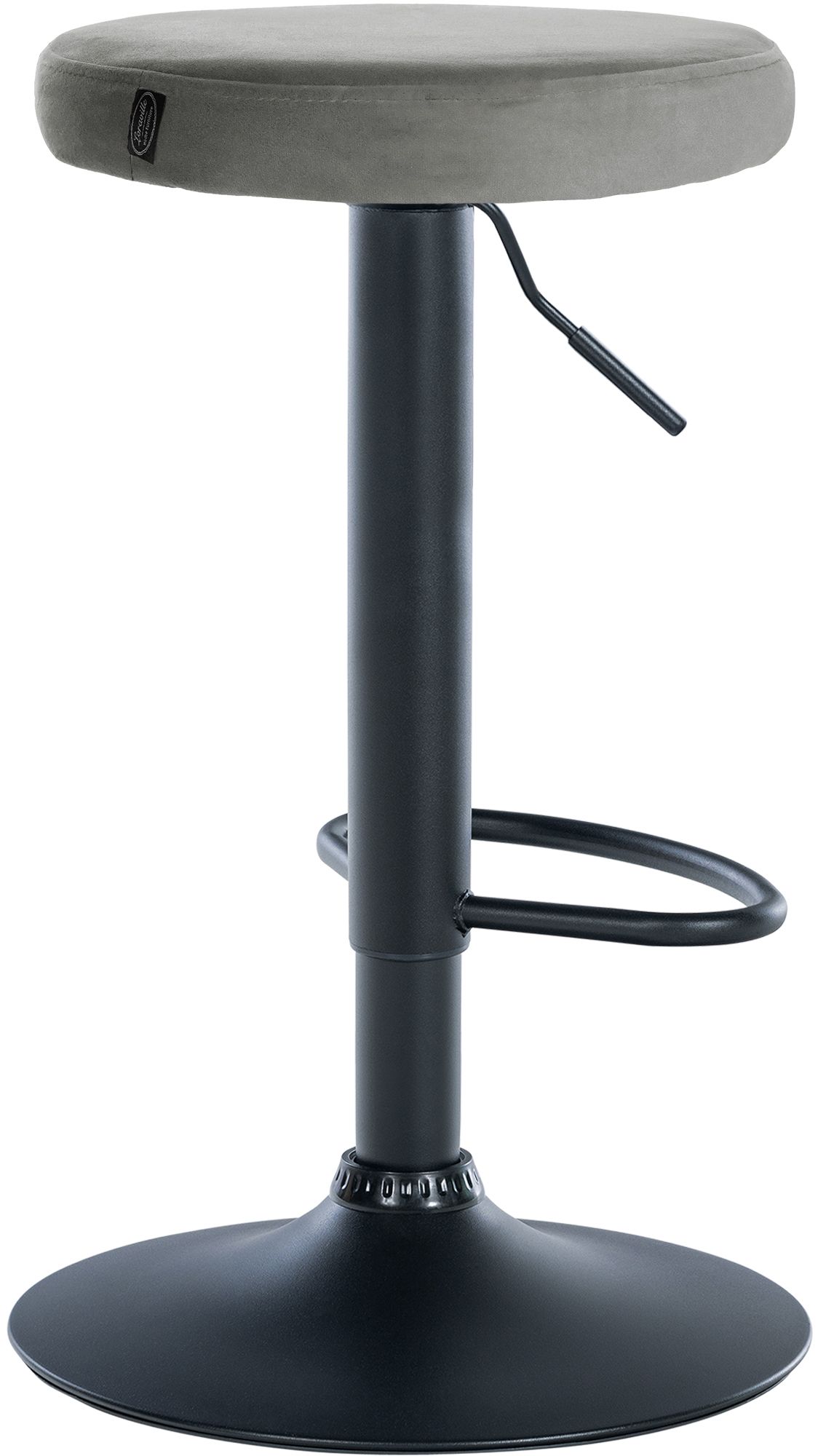 Set van 2 barkrukken Ponte fluweel