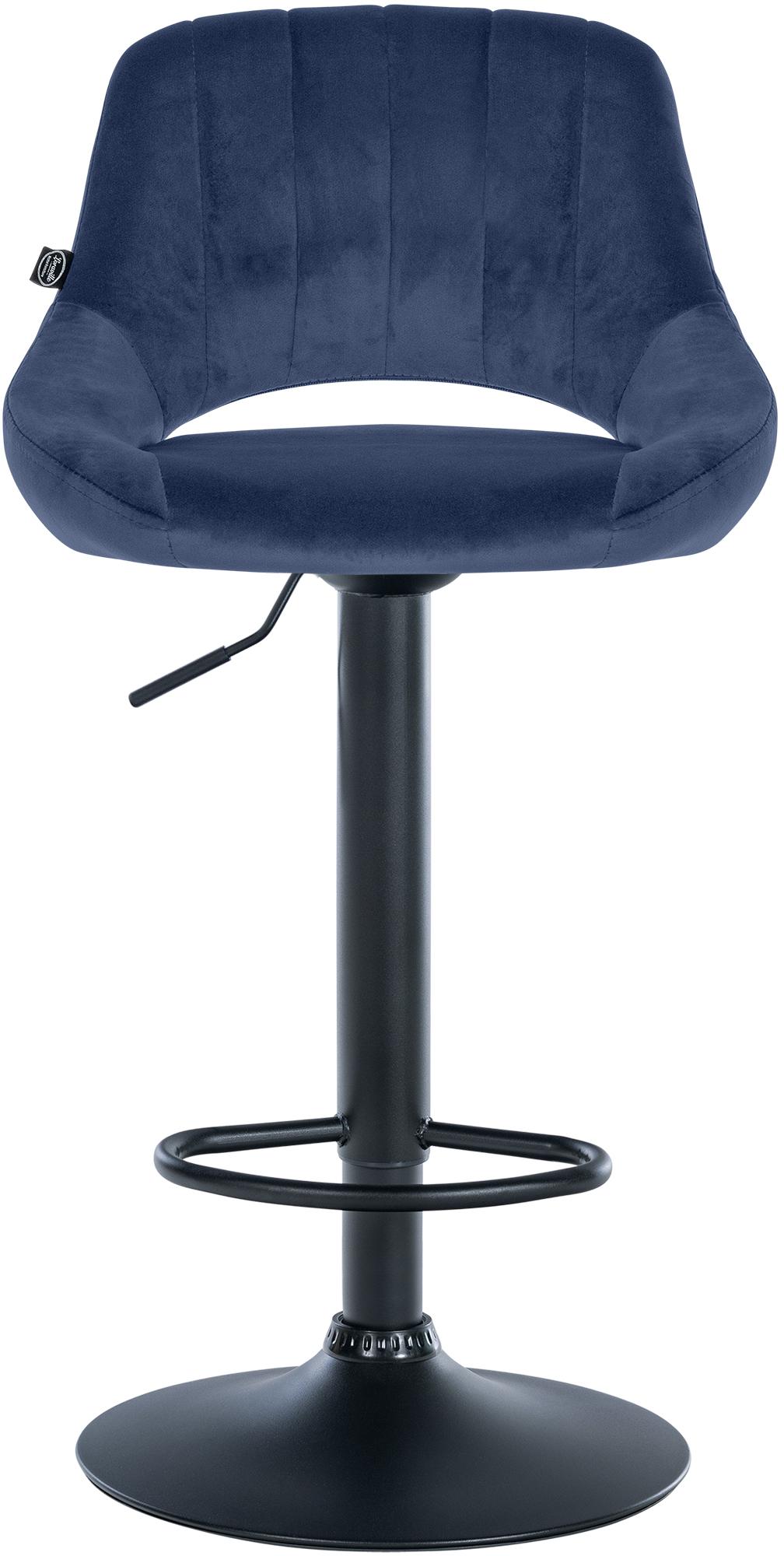 Set van 2 Barkrukken Milet Fluweel