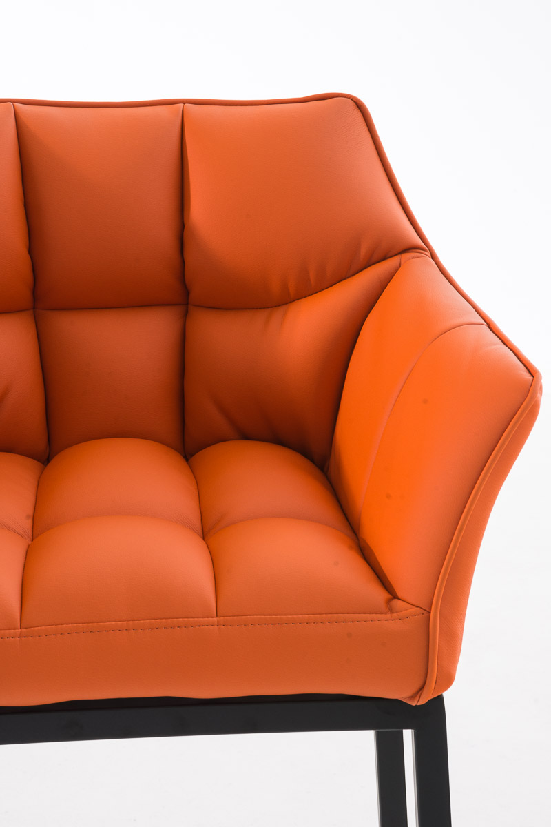 Barkruk Damaso Kunstleer met Vierpootsframe