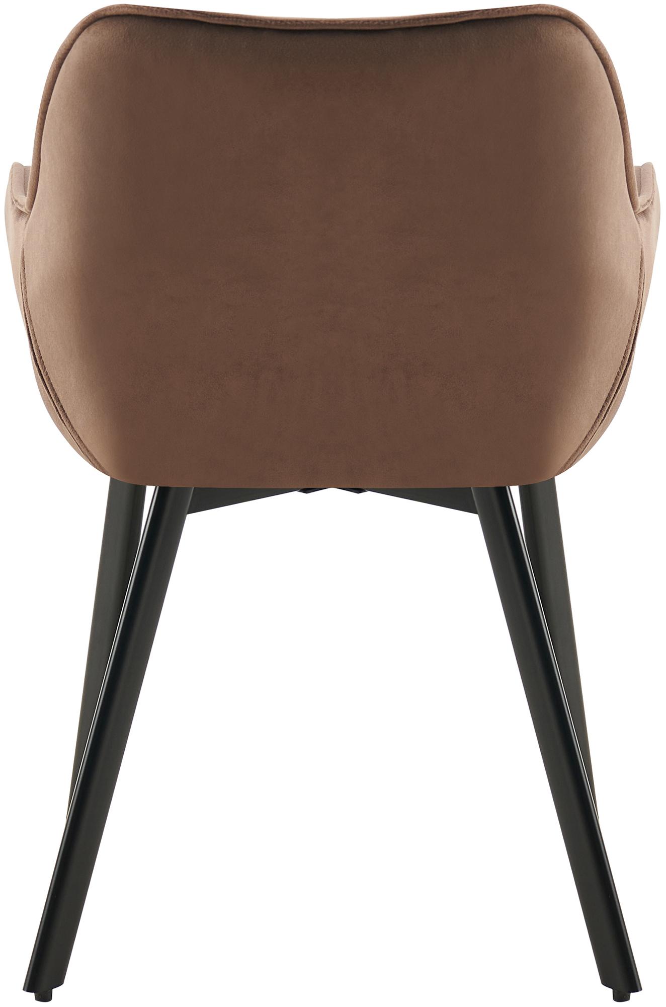 Set van 2 eetkamerstoelen Antigo Fluweel
