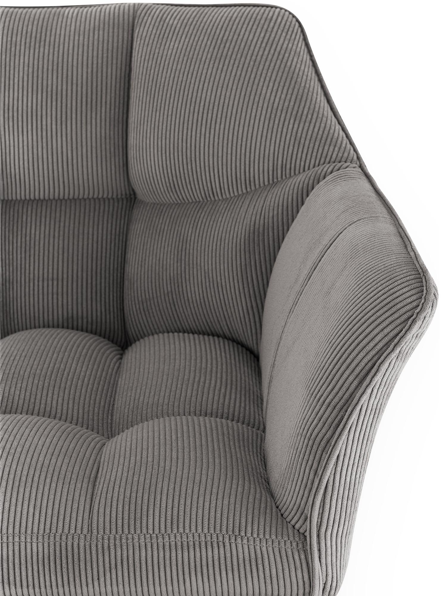 Barkruk Damaso Cord met Vierpootsframe