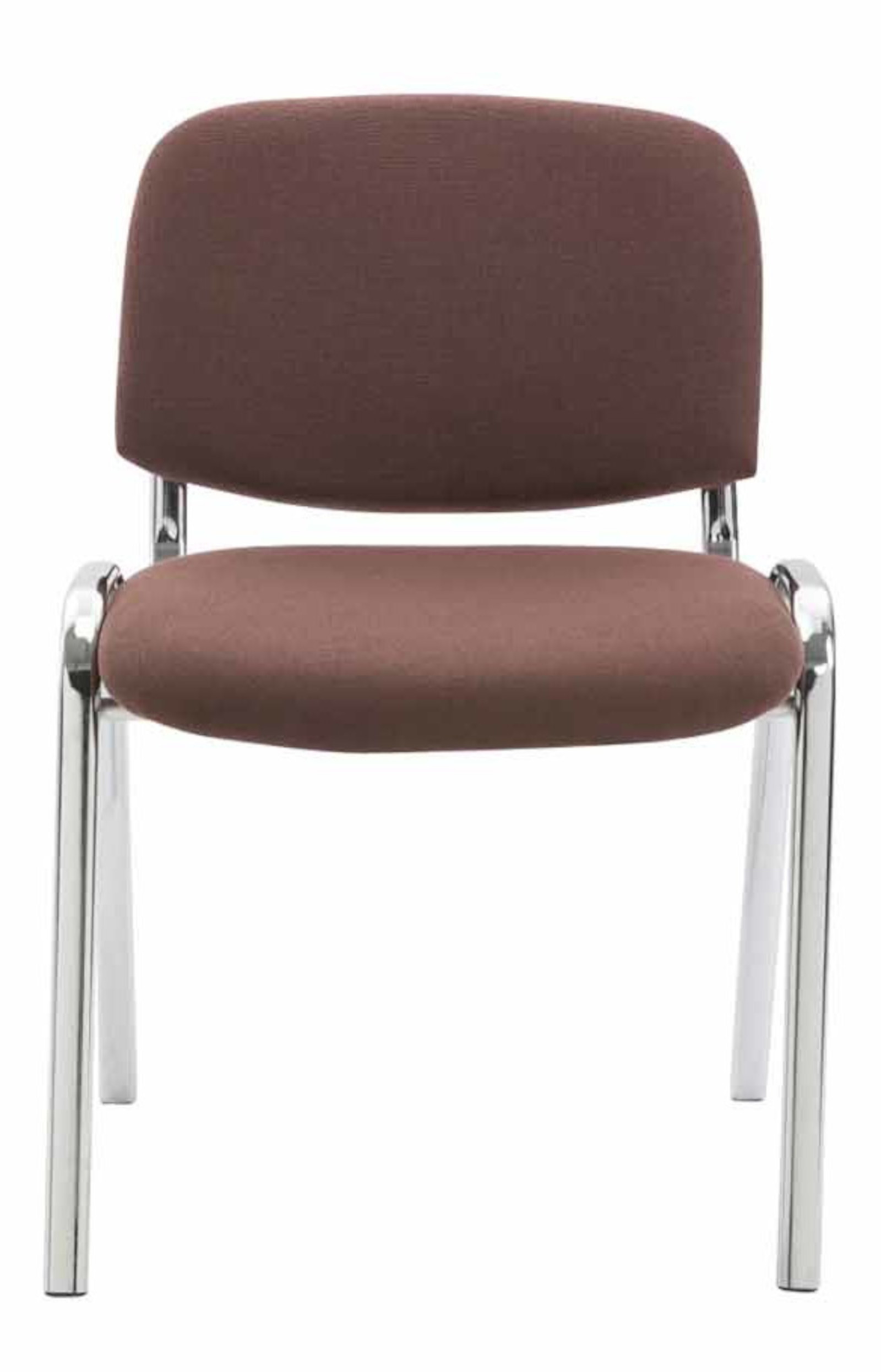 Set van 4 stoelen Ken Chroom - Stof