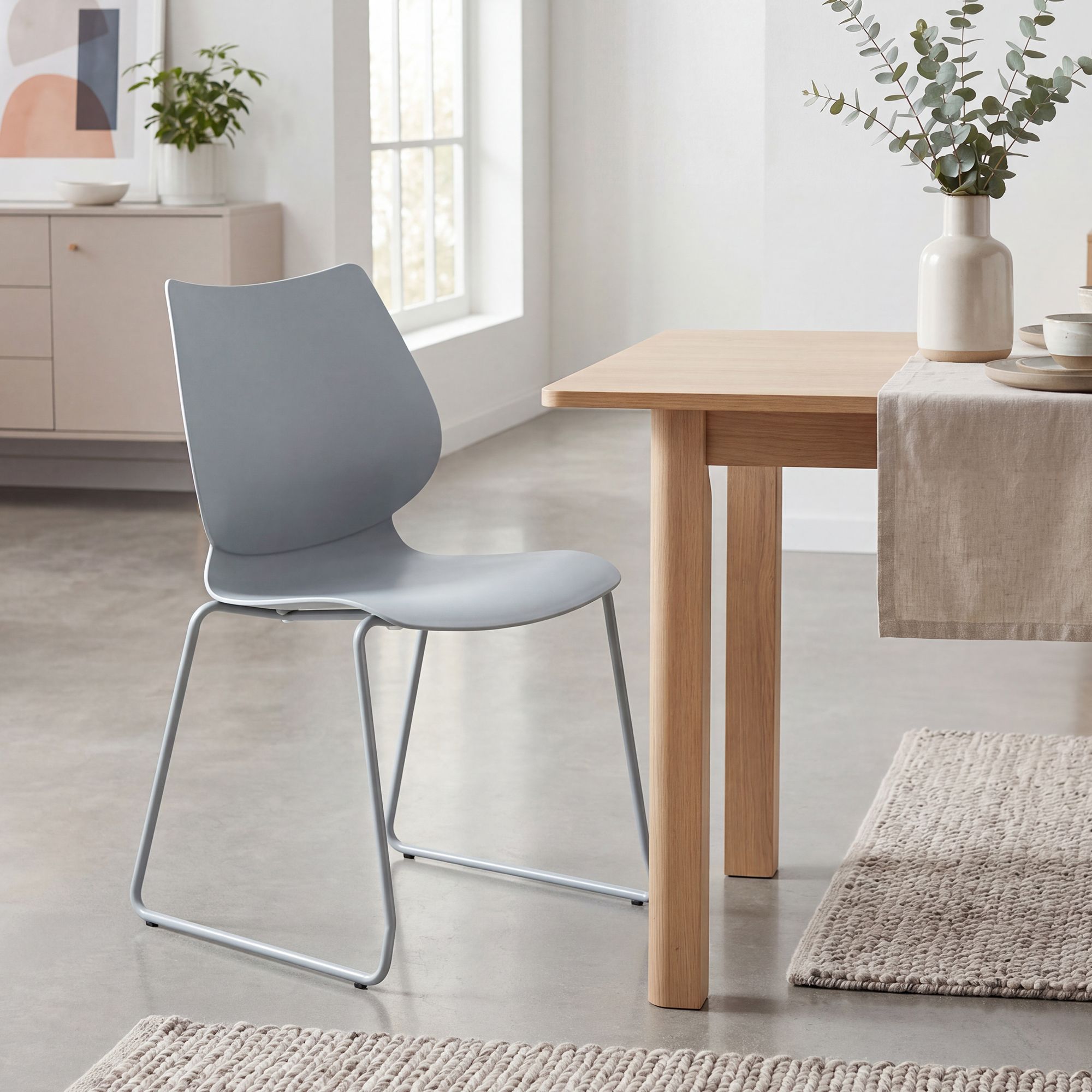 Set van 2 stapelstoelen Houma