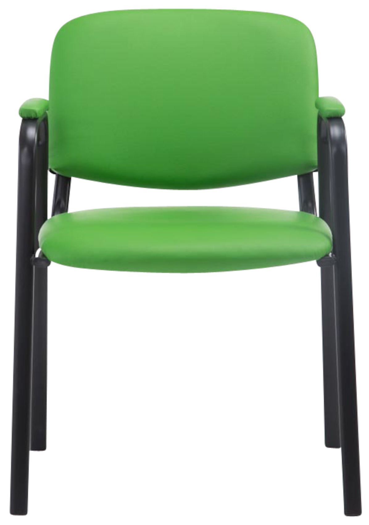 Set van 4 stapelstoelen Ken Pro kunstleer