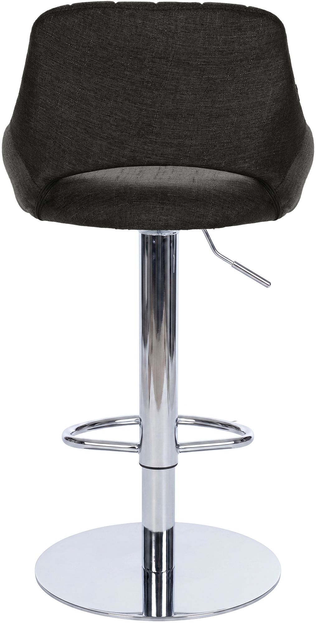 Set van 2 barkrukken Milet chroom met extra zware voet