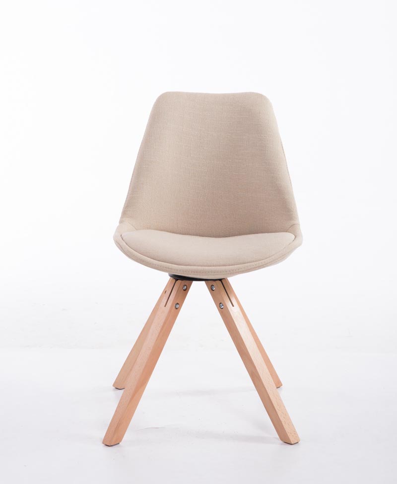 Bezoekersstoel Toulouse Vierkant frame Stof
