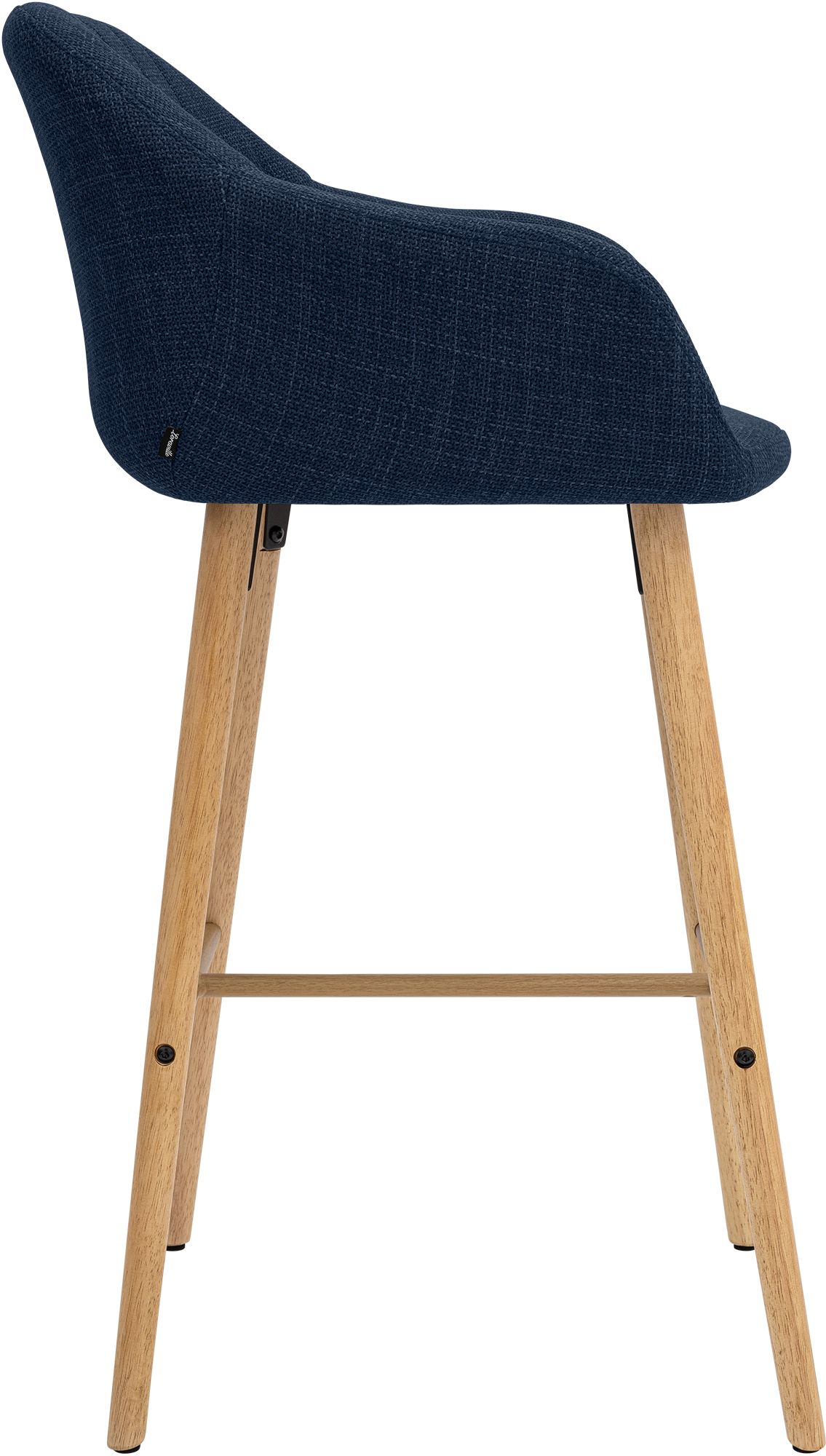 Barkruk Ando stof: modern design, comfortabel zitvlak, stabiel frame, ideaal voor keuken of bar