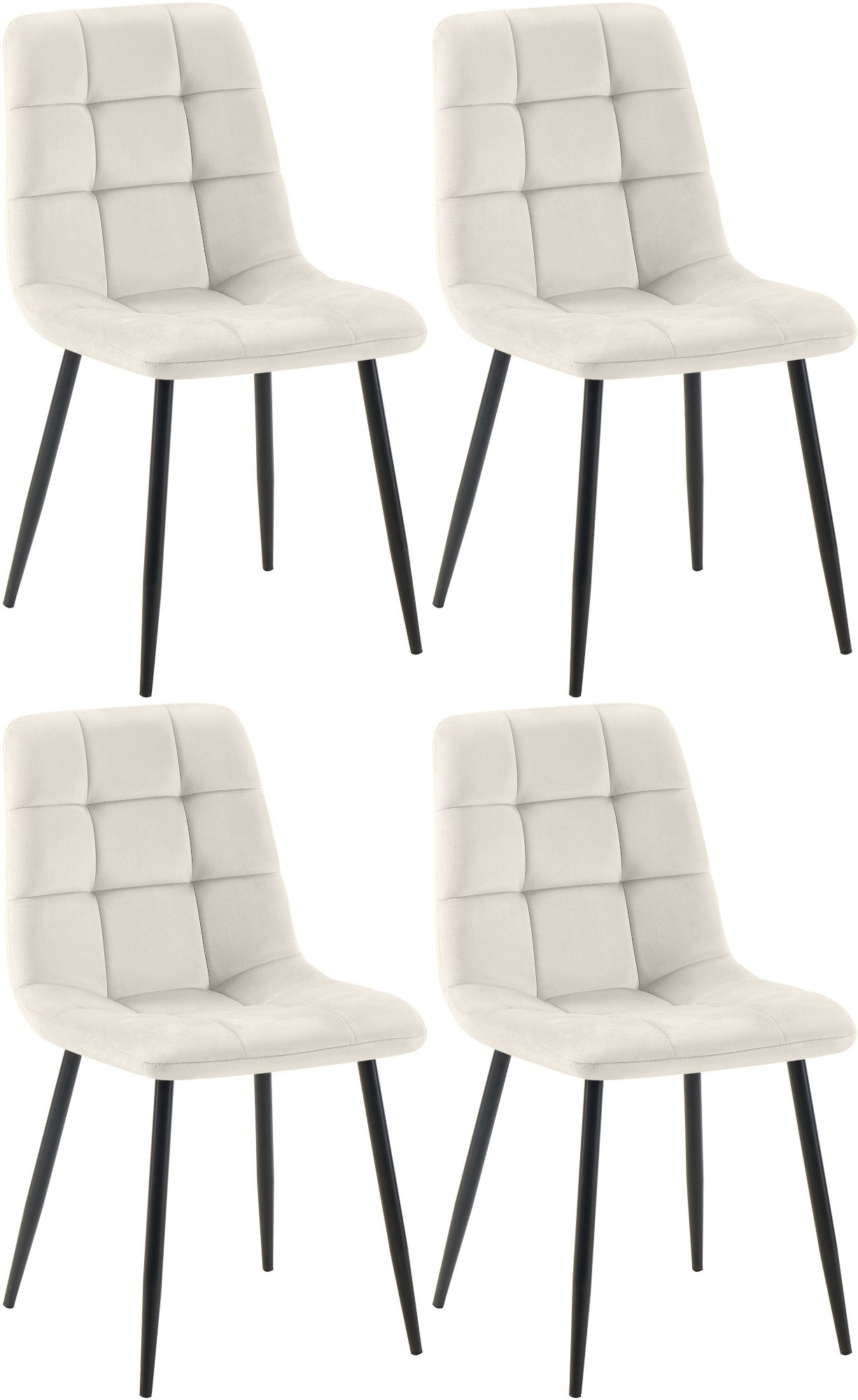Set van 4 eetkamerstoel Tilde