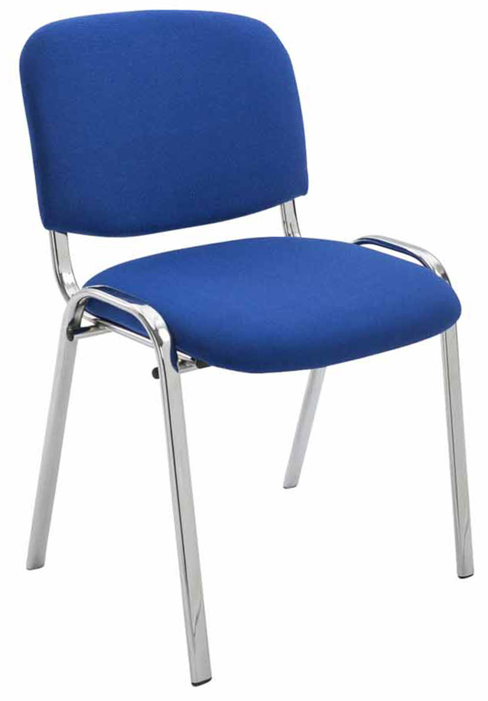 Set van 4 stoelen Ken Chroom - Stof