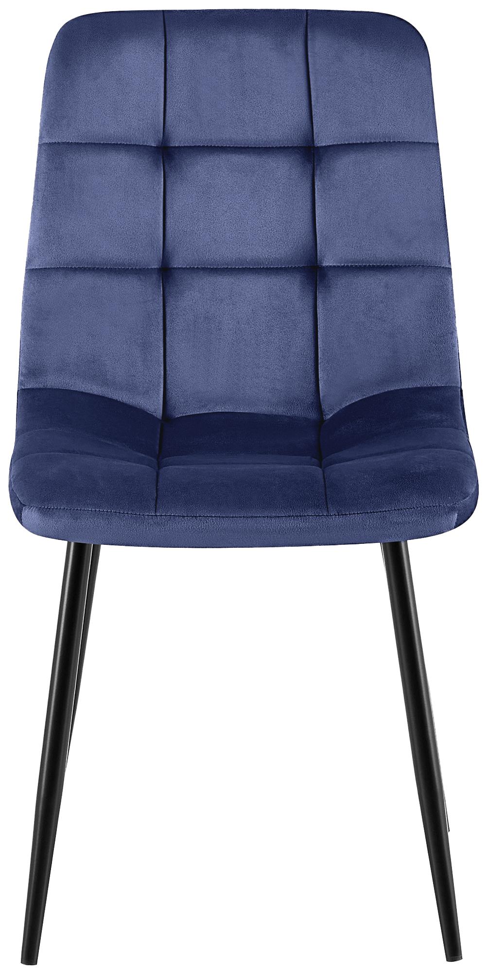 Set van 4 eetkamerstoelen Antibes Velvet
