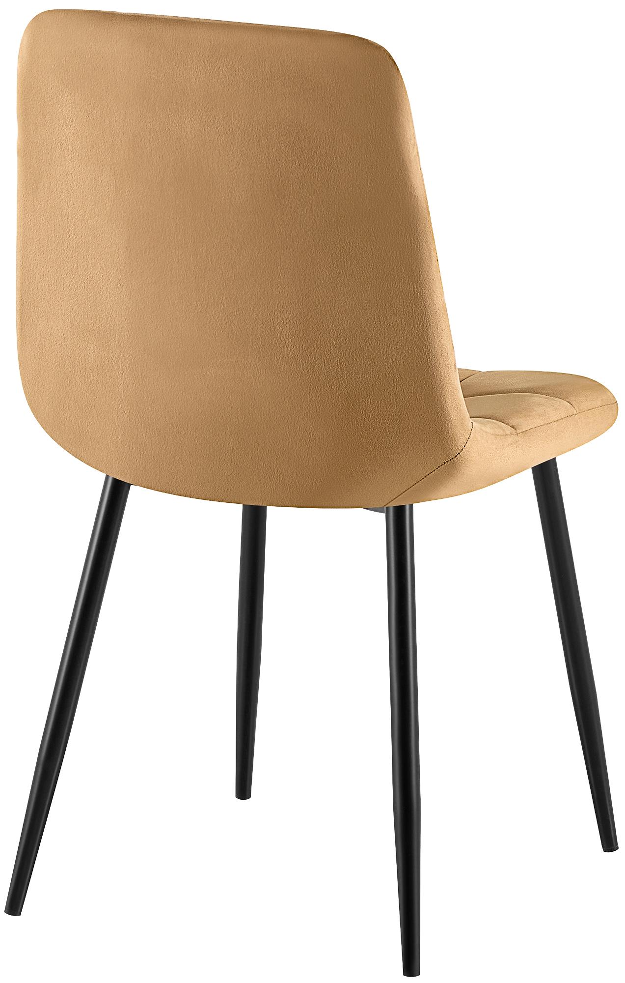 Set van 4 Eetkamerstoelen Antibes Fluweel