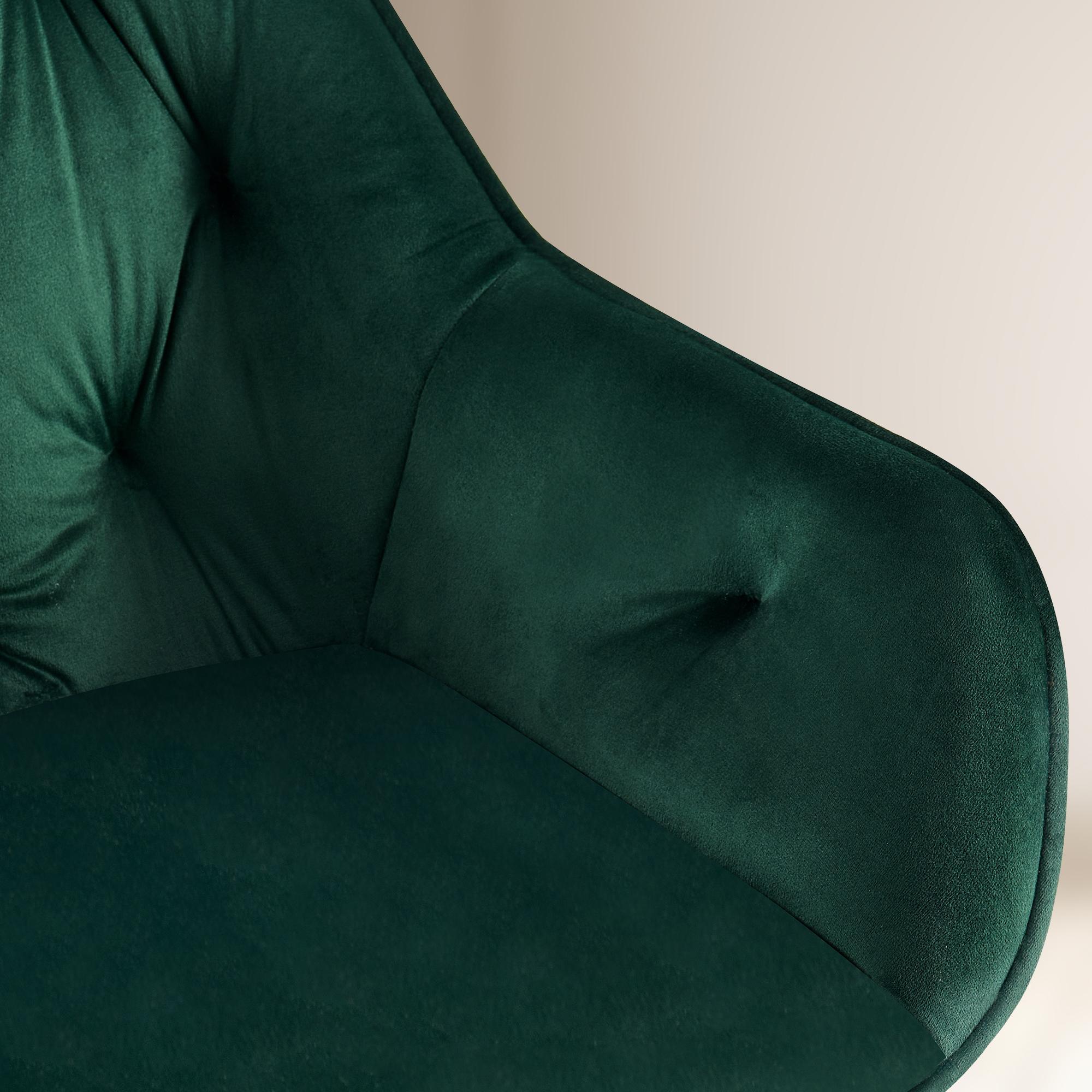 2-delige set eetkamerstoelen Cassis fluwelen bekleding