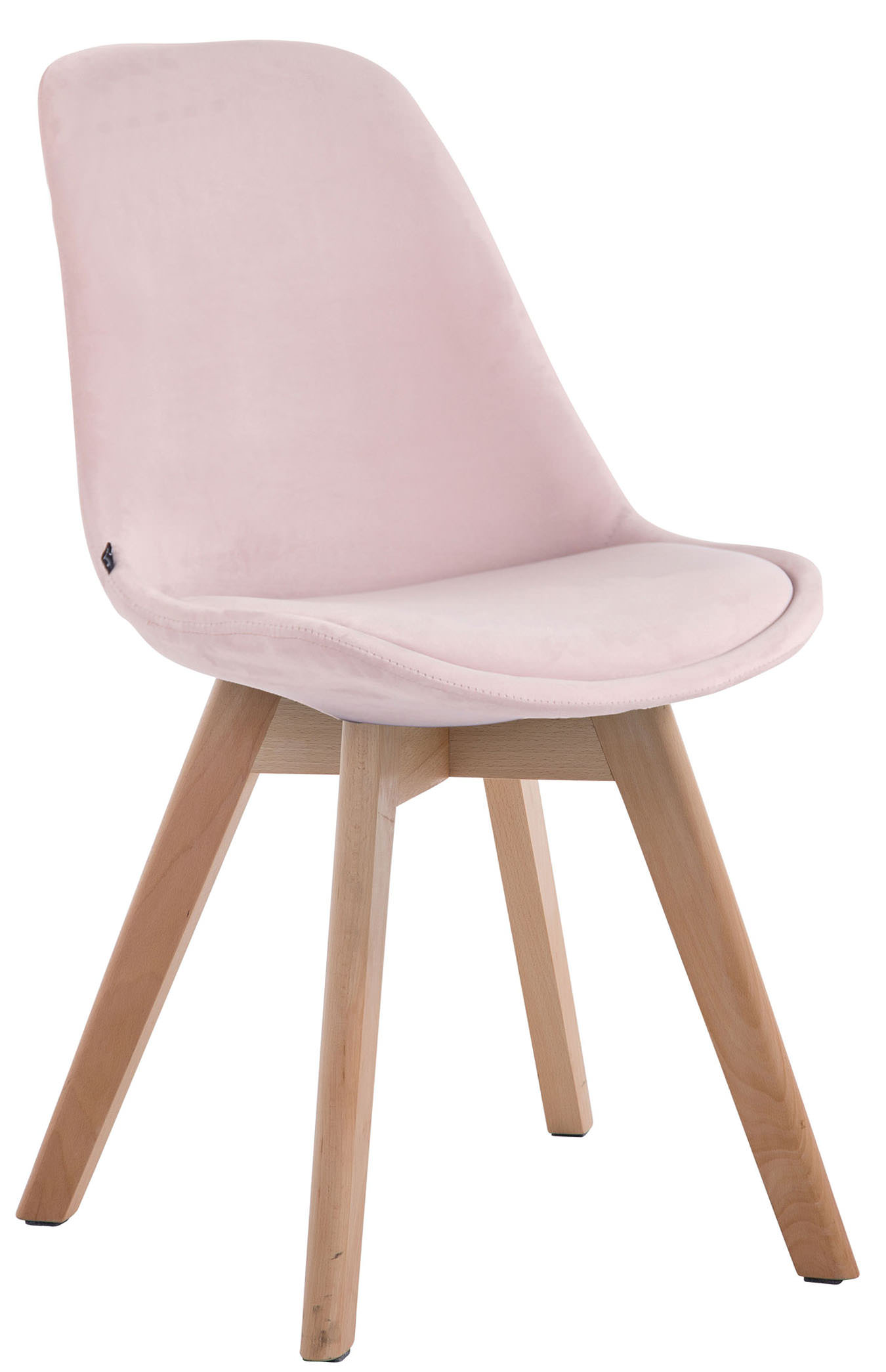 Set van 4 Eetkamerstoelen Borneo Fluweel