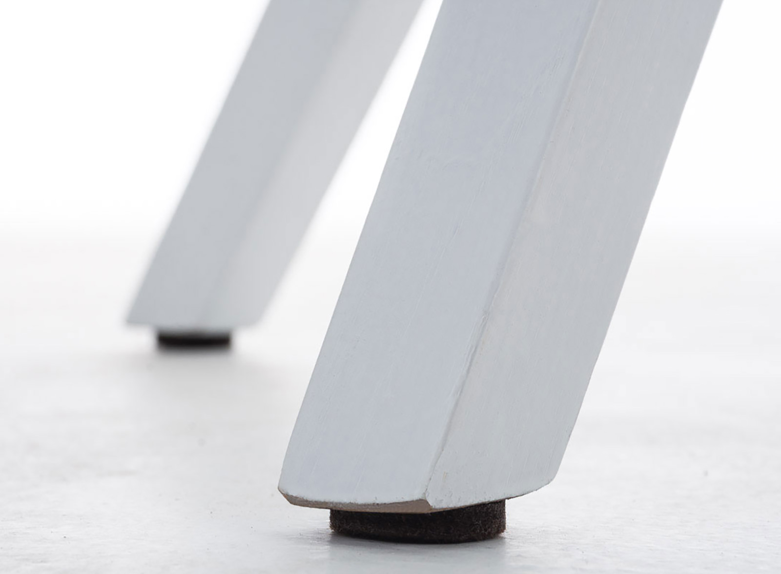 Set van 4 Eetkamerstoelen Pegleg - Vierkant - Stof