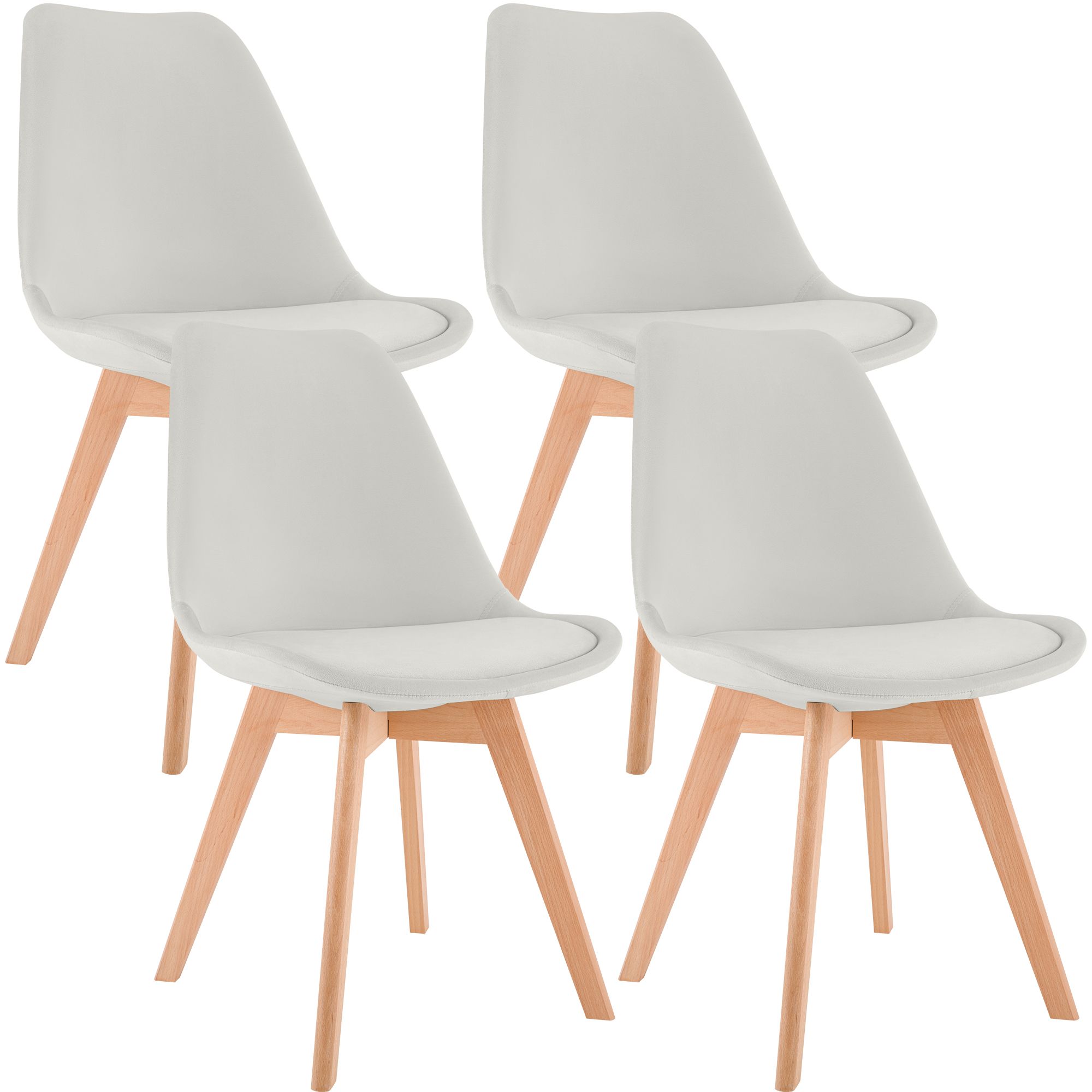 4-delige set Linares eetkamerstoelen