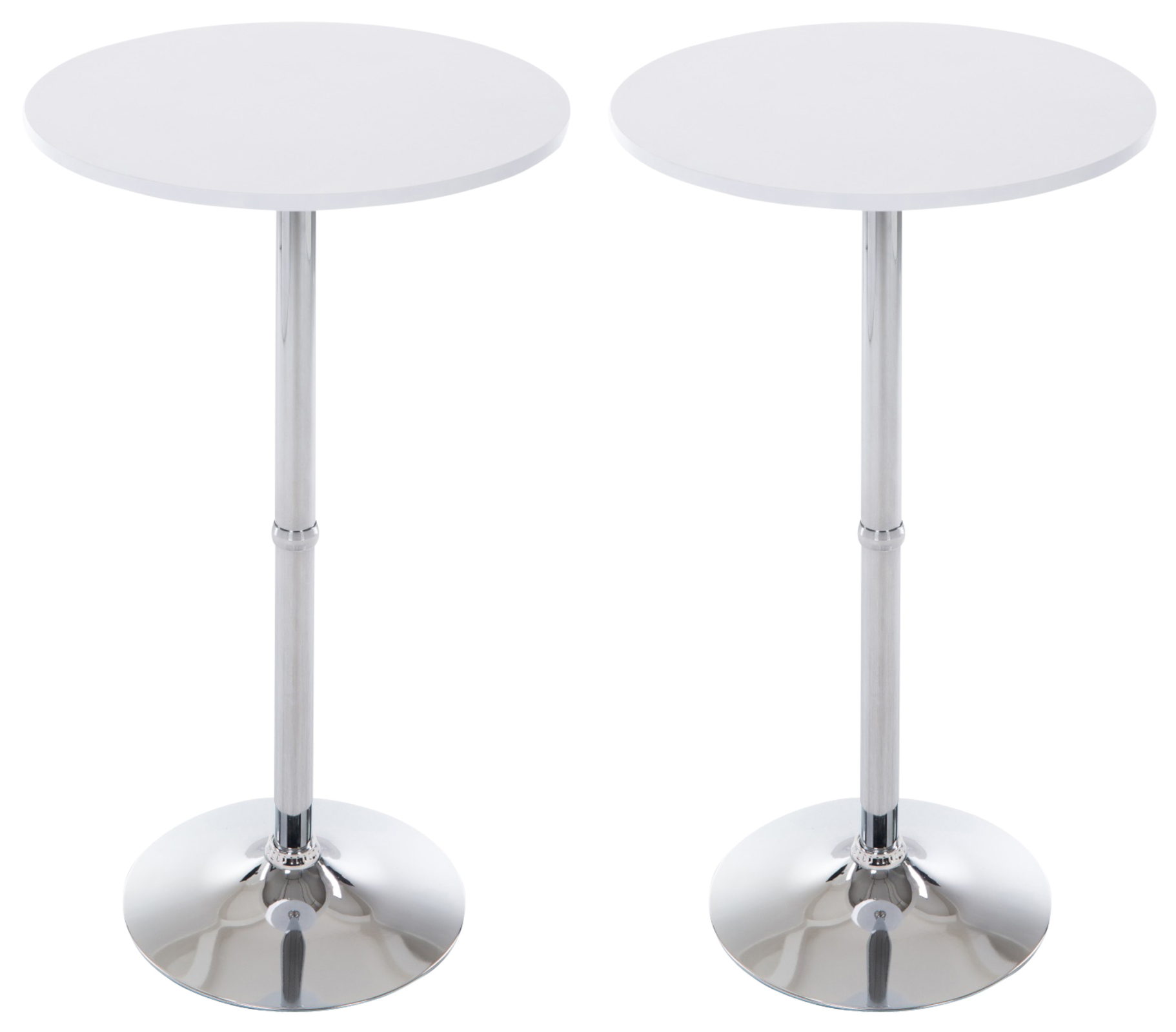 Set van 2 statafels rond Ø 60 cm