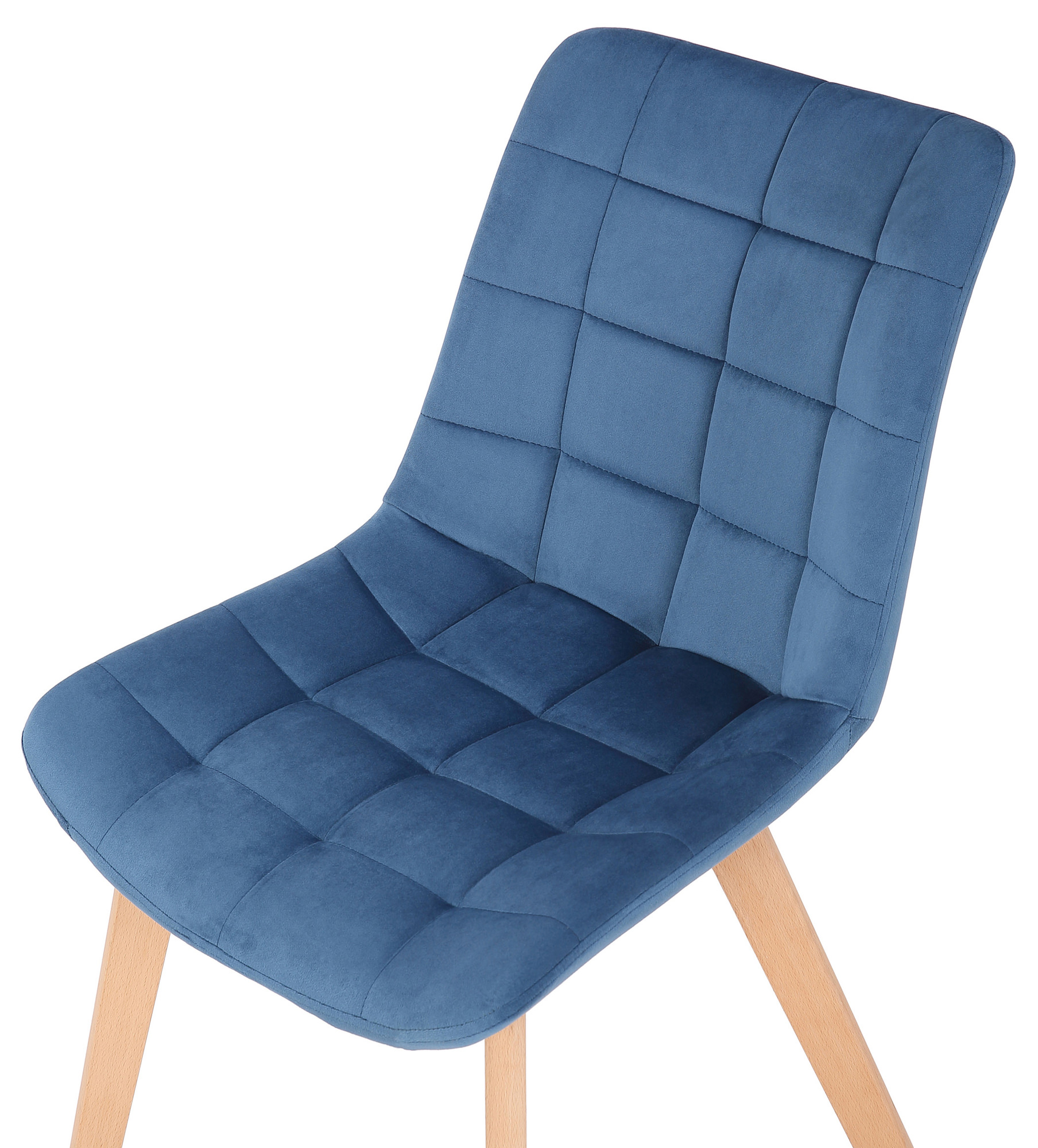 Set van 2 Eetkamerstoelen Passaic Fluweel