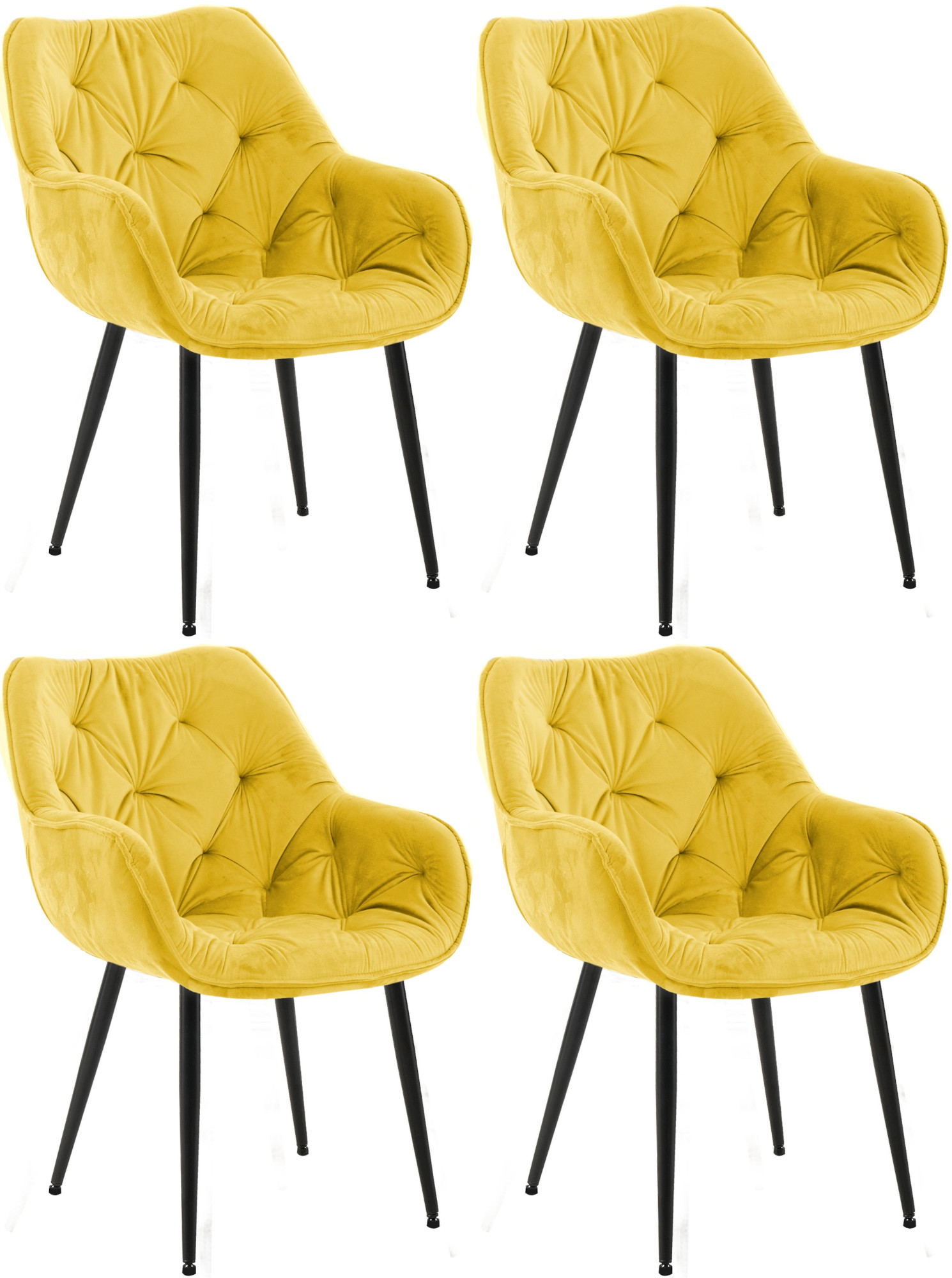 Set van 4 eetkamerstoelen Tanna